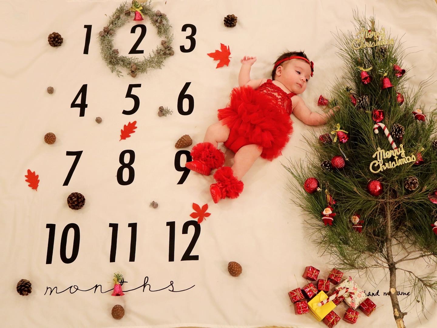 پارچه ماهگرد نوزاد طرح کلاسیک بنيتا عسگرى