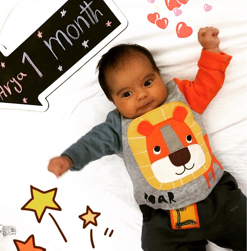 متولد شدن نوزاد آريا عباسي