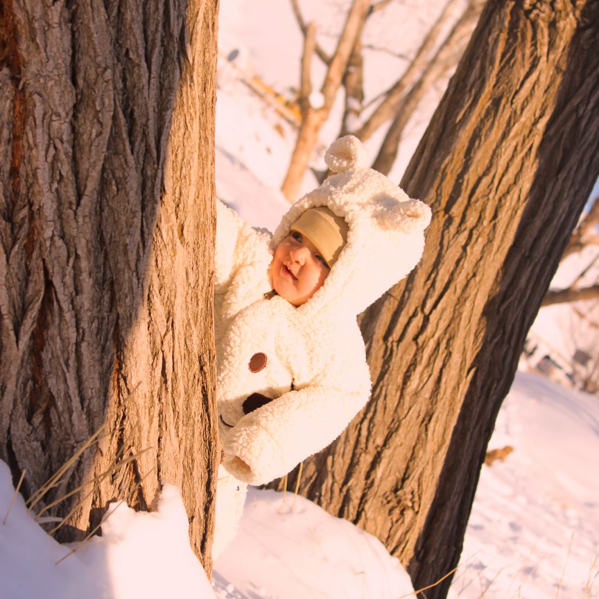 تم عکس زمستانی نوزاد گلشا معرفت