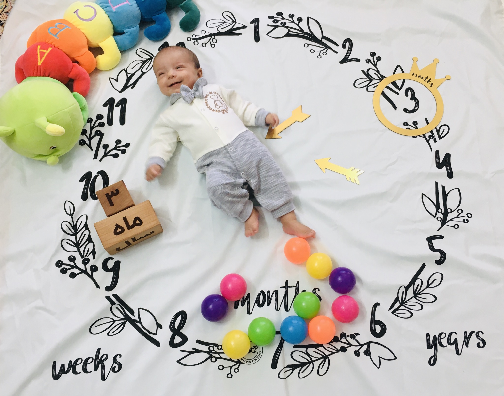 عکس نوزاد پسر سامیار صاحبی