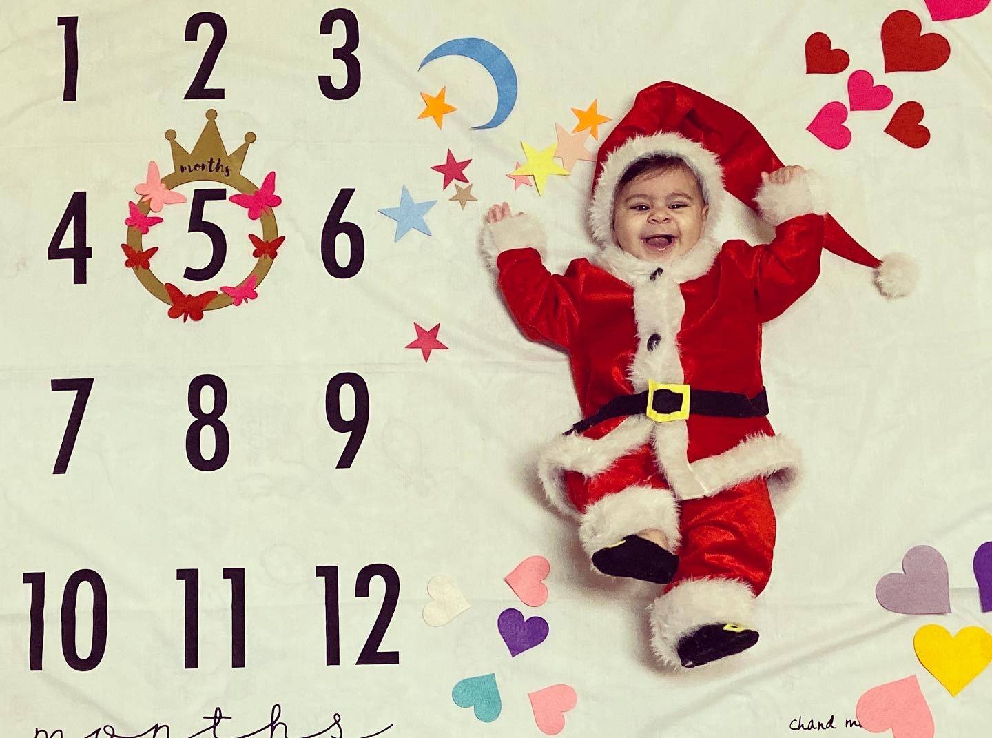 پارچه ماهگرد نوزاد طرح کلاسیک نیوان حسینی نقوی