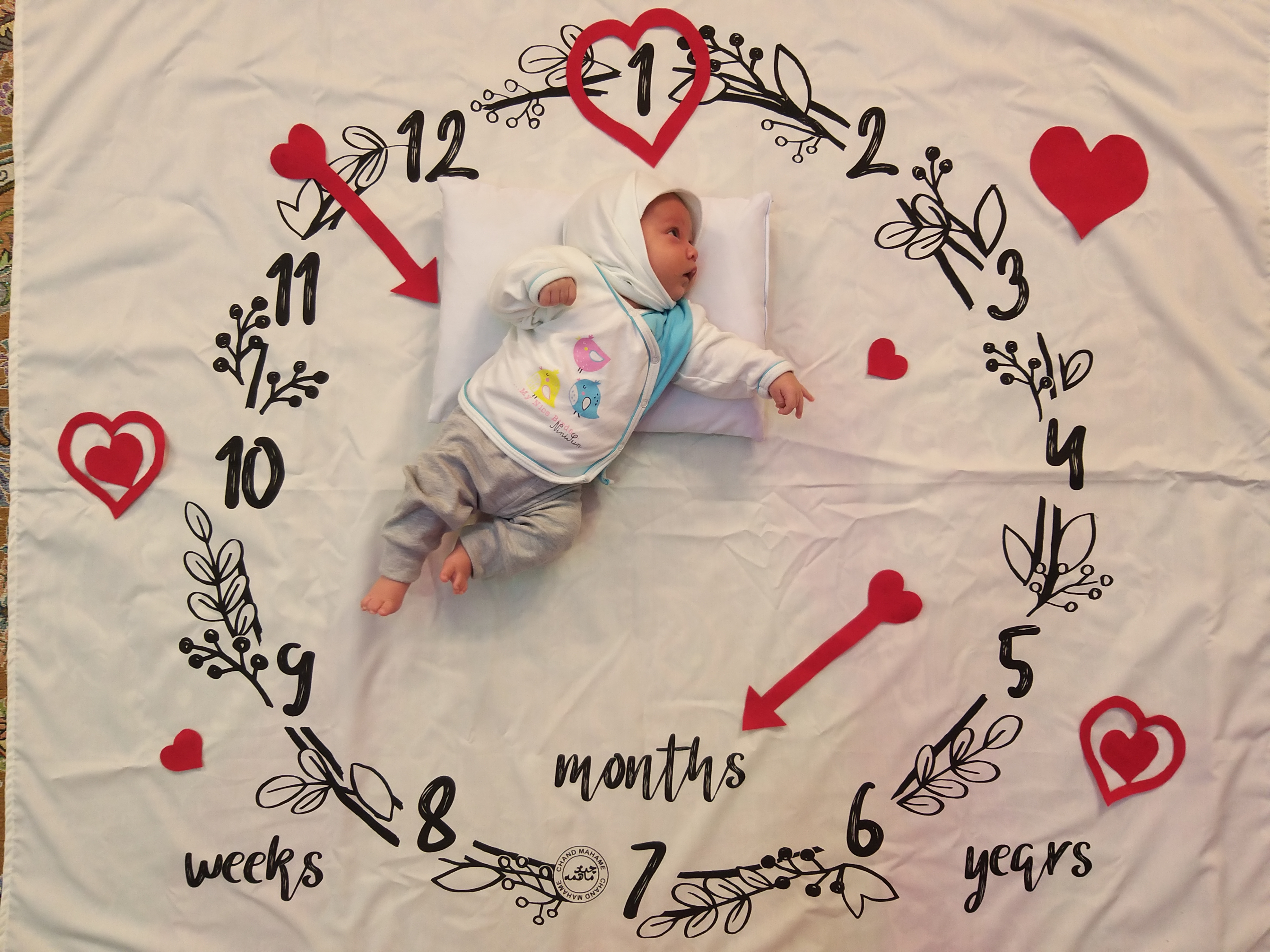 یک ماهگی نوزاد محمدحسام