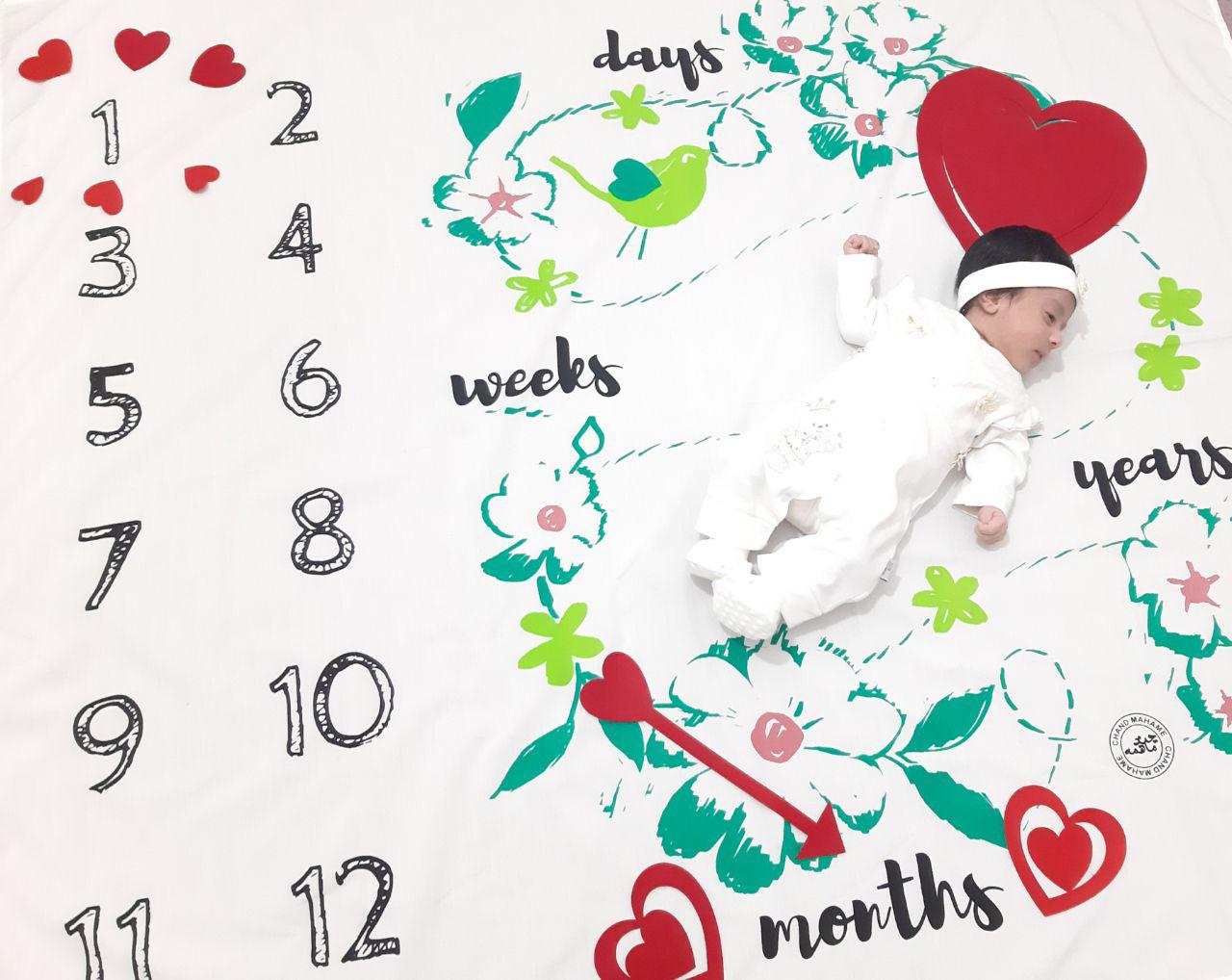 یک ماهگی نوزاد دلسا فولادی