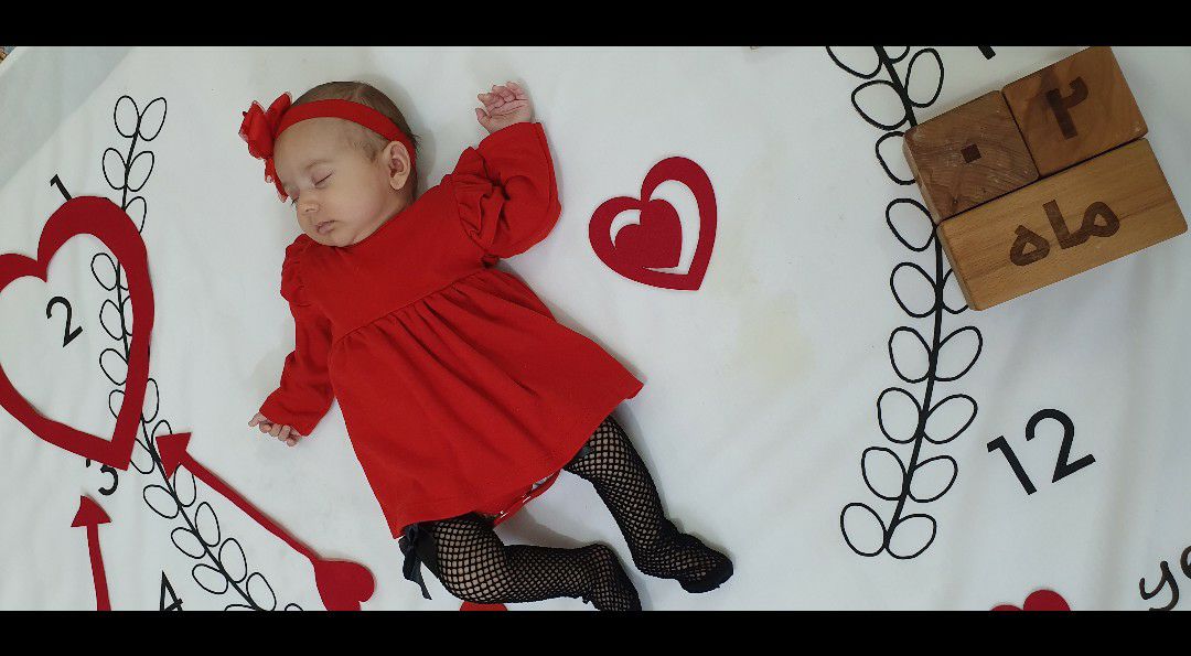 جشن ولنتاین کودک رادین و آیلین اسکندرزاده