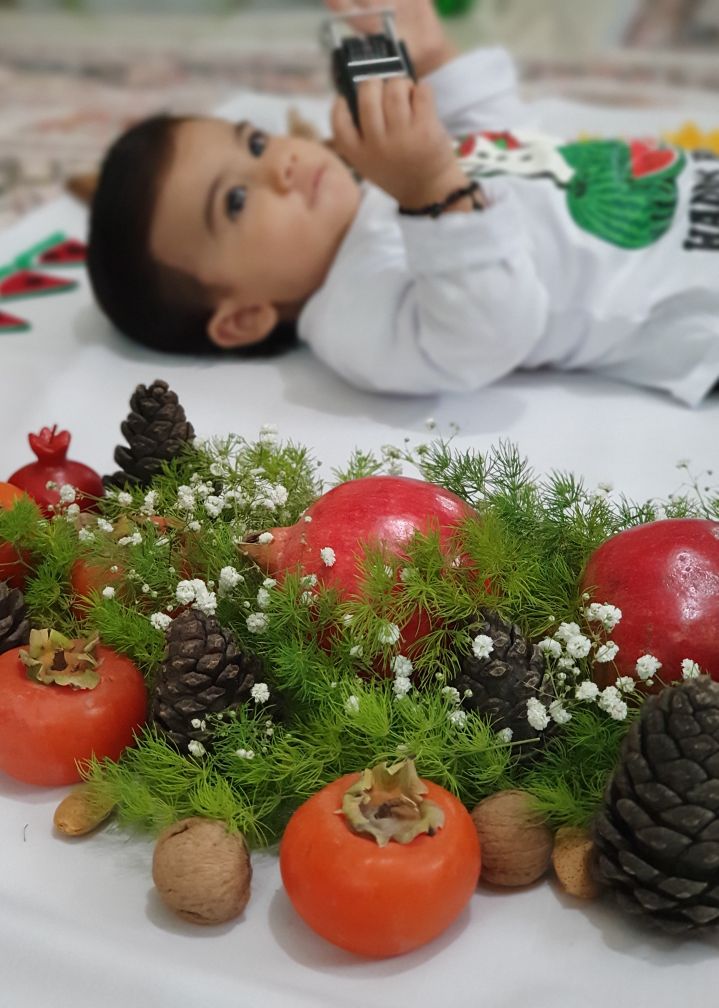 شب یلدا کودک رادین و آیلین اسکندرزاده