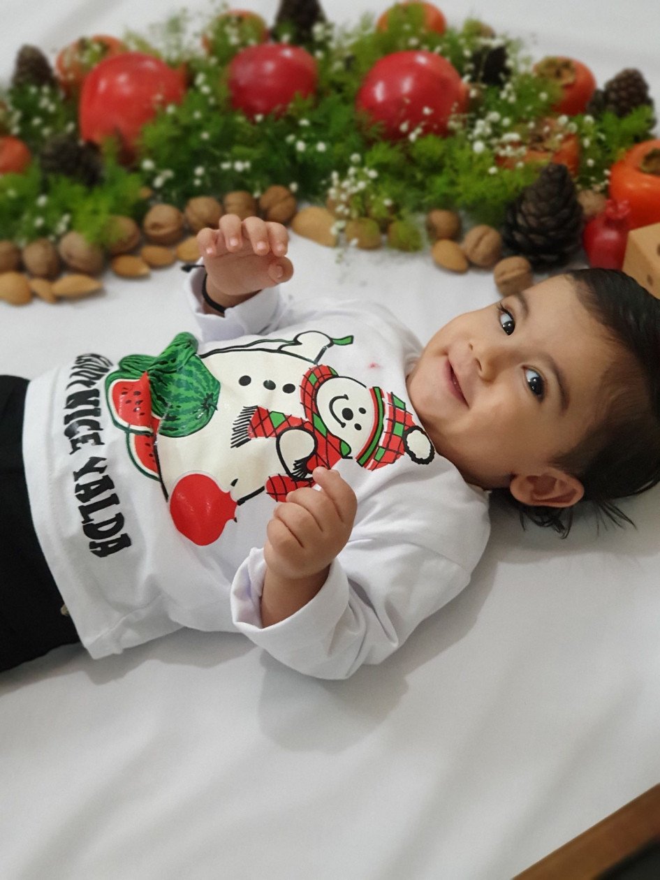 شب یلدا کودک رادین و آیلین اسکندرزاده