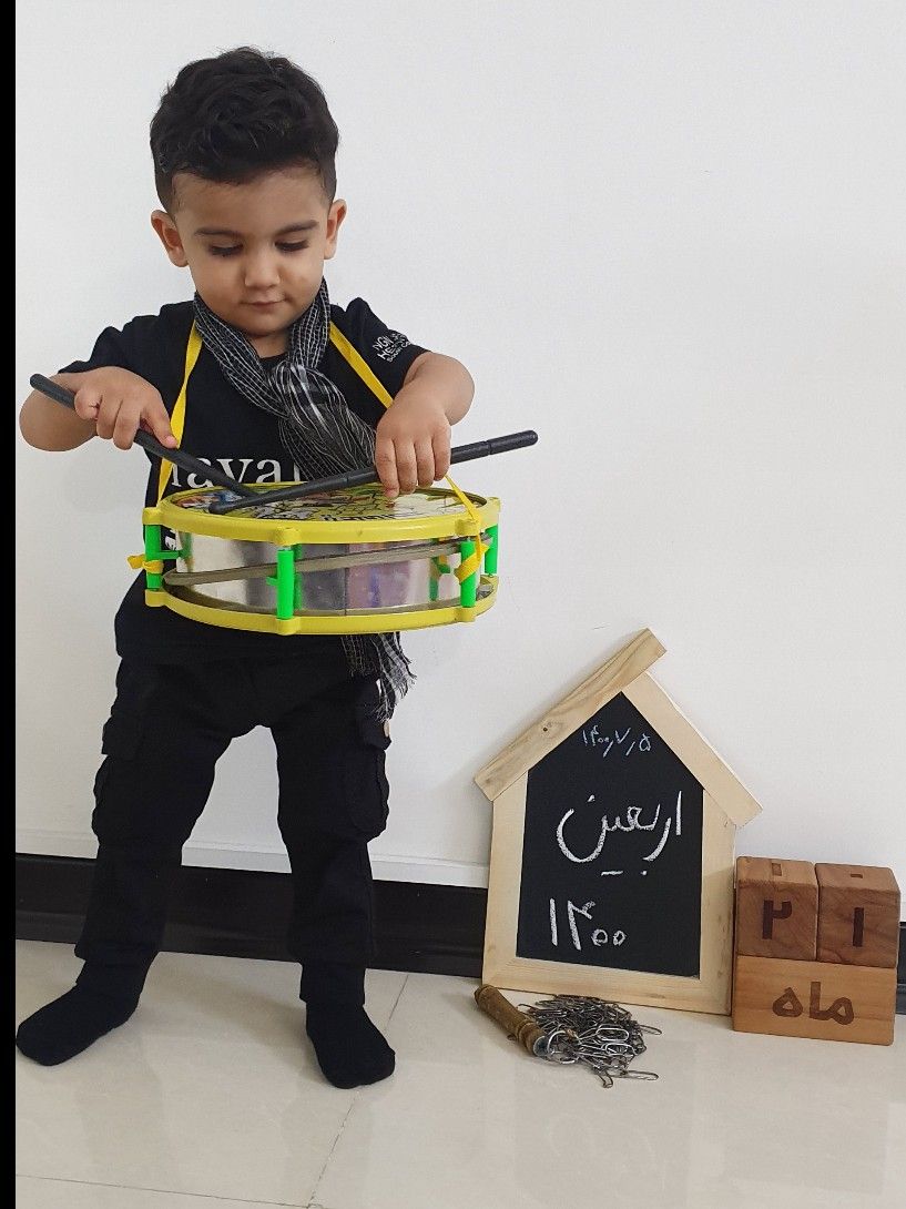 عکس محرم کودک رادین و آیلین اسکندرزاده