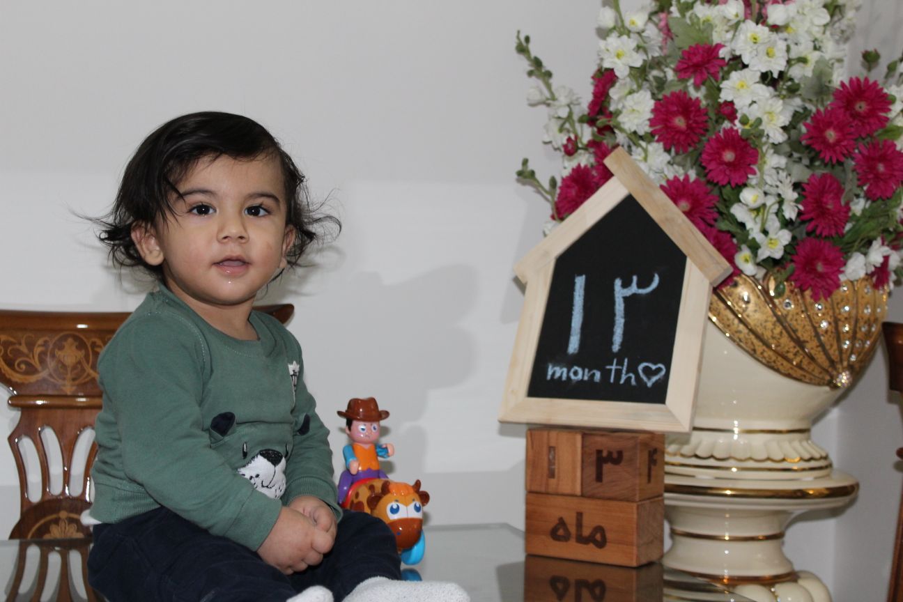 سیزده ماهگی کودک رادین و آیلین اسکندرزاده