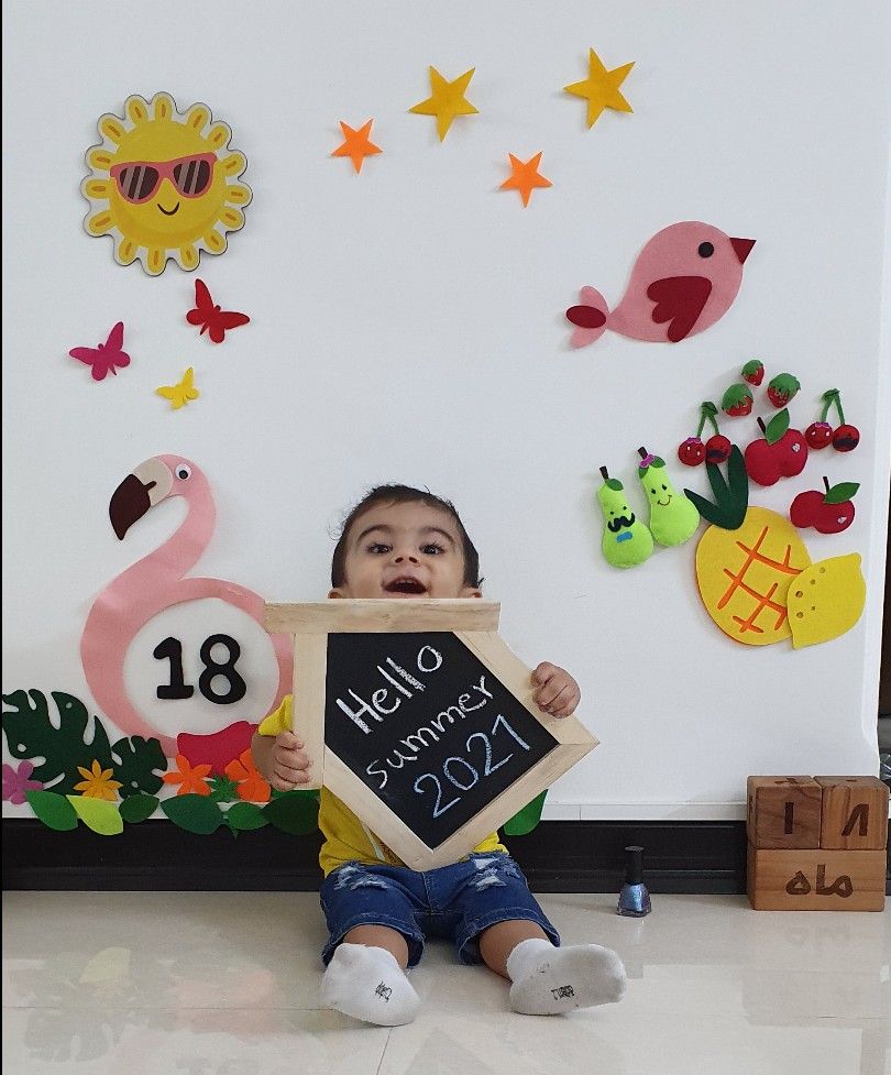 هجده ماهگی کودک رادین و آیلین اسکندرزاده