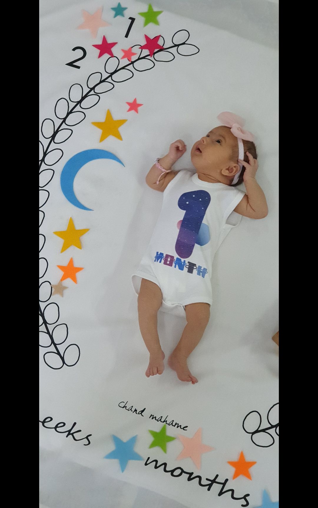 یک ماهگی نوزاد رادین و آیلین اسکندرزاده