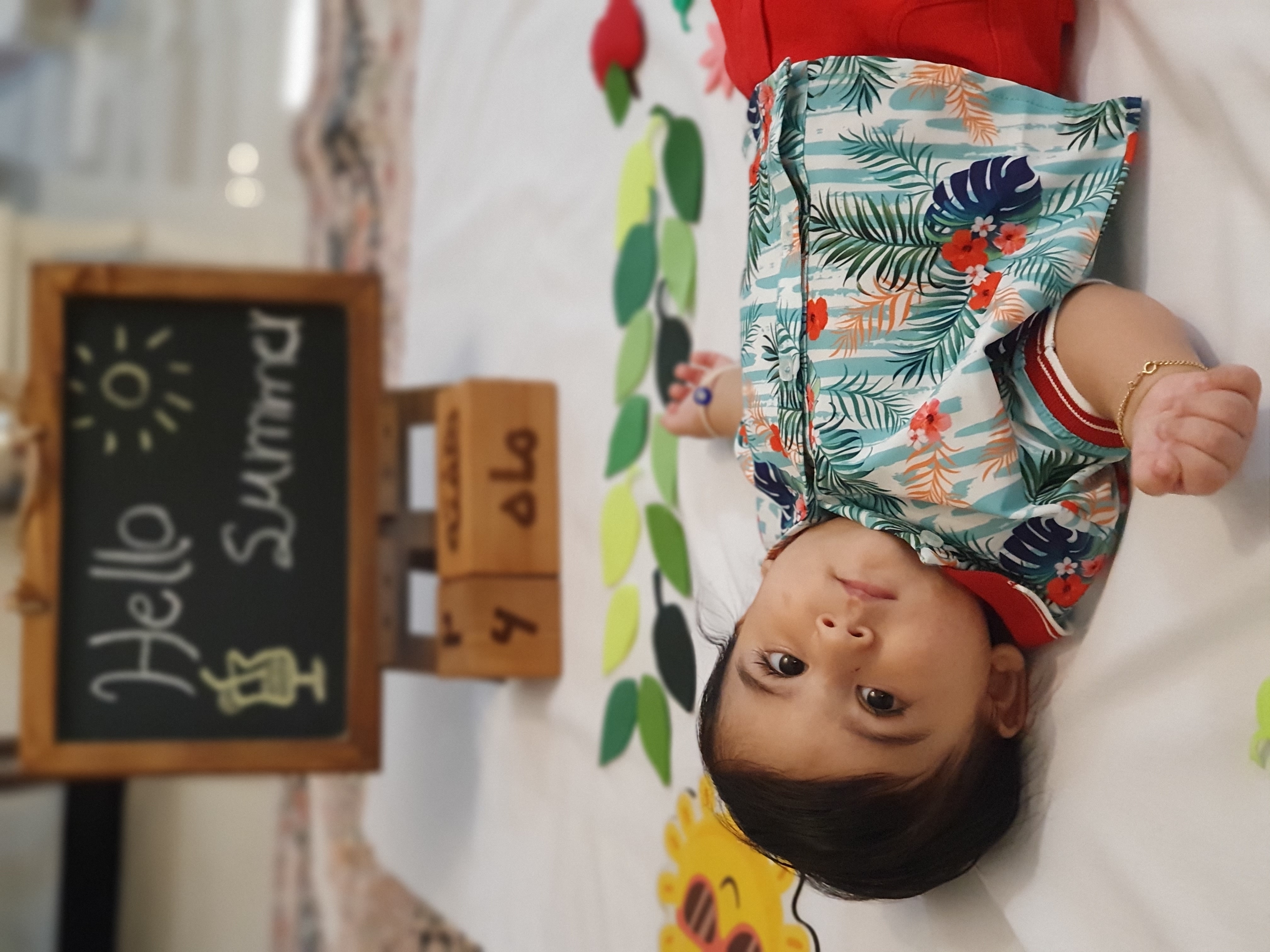 تم عکس تابستانی کودک رادین و آیلین اسکندرزاده