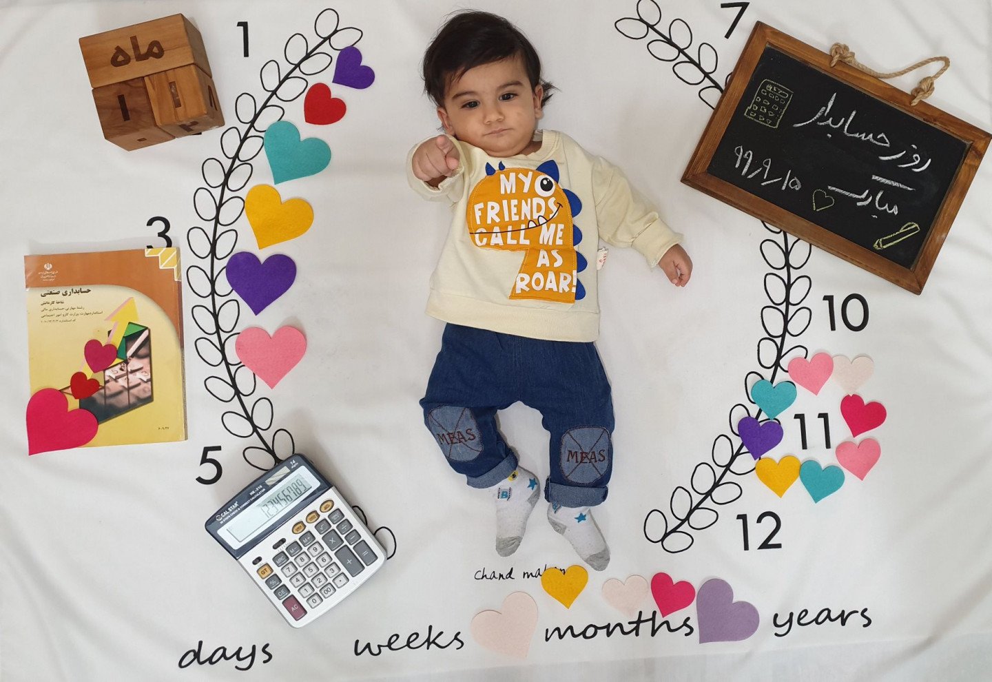 یازده ماهگی نوزاد رادین و آیلین اسکندرزاده