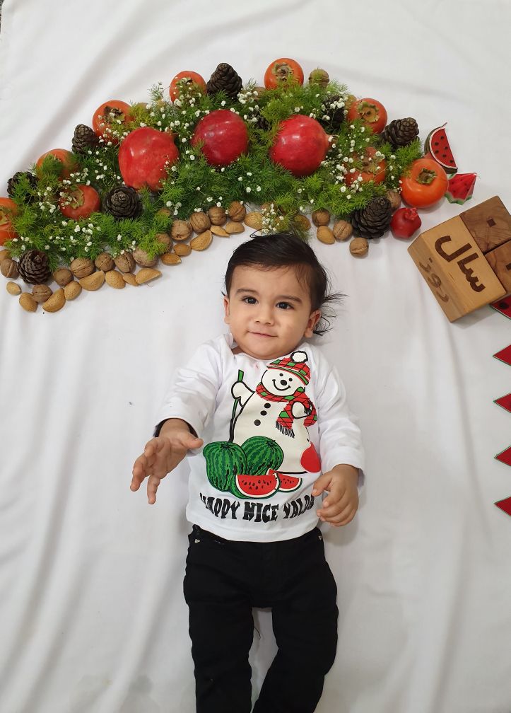 شب یلدا کودک رادین و آیلین اسکندرزاده