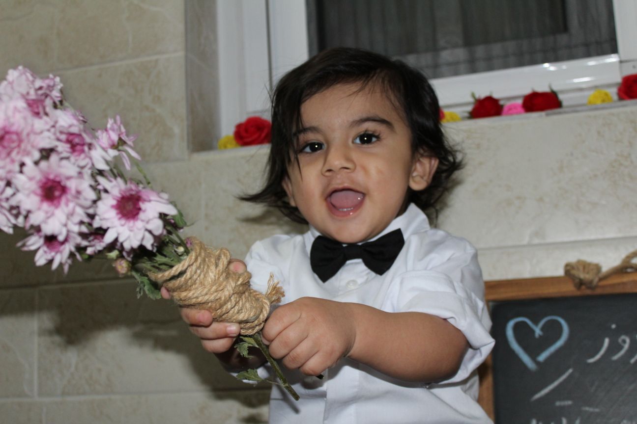 چهارده ماهگی_کودک رادین و آیلین اسکندرزاده