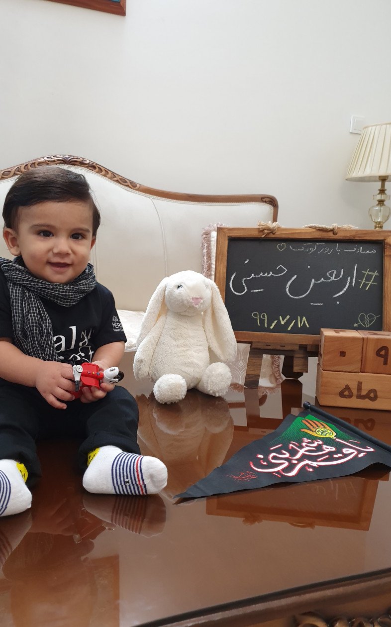 نه ماهگی نوزاد رادین و آیلین اسکندرزاده