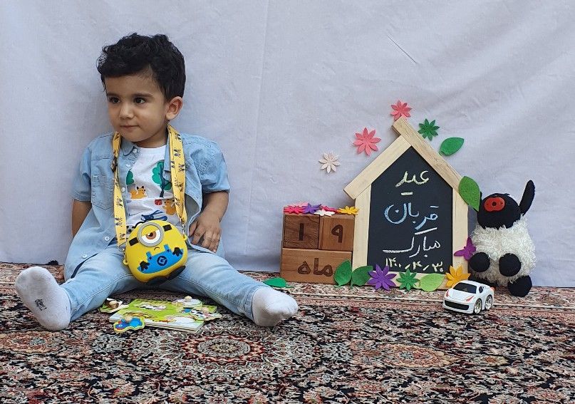 نوزده ماهگی کودک رادین و آیلین اسکندرزاده