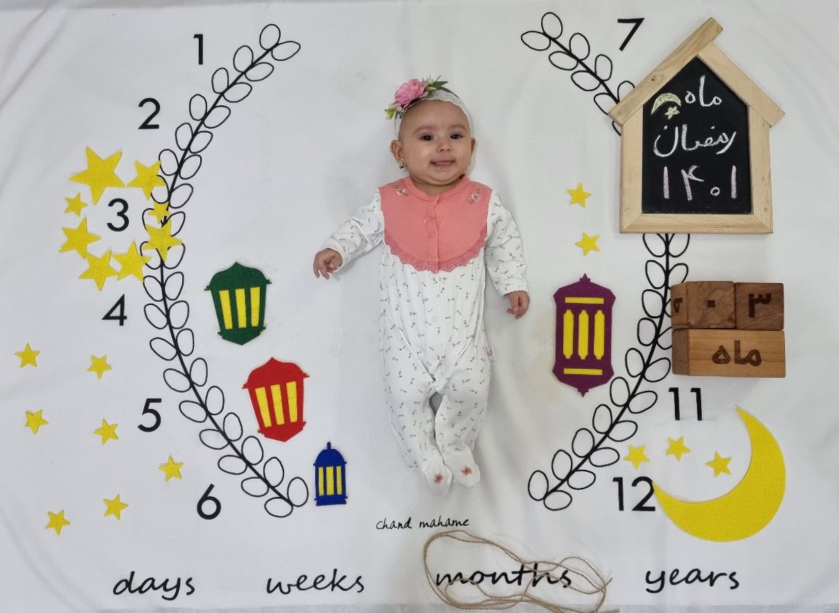 سه ماهگی نوزاد رادین و آیلین اسکندرزاده