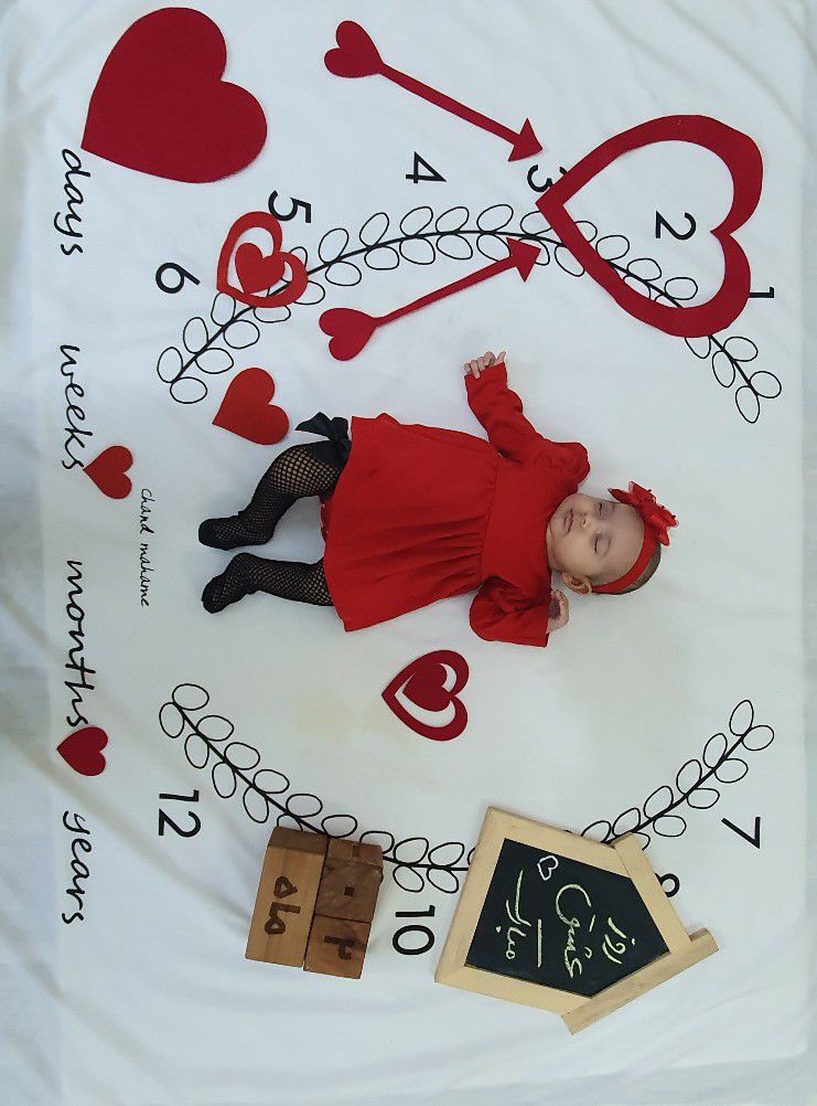 دو ماهگی نوزاد رادین و آیلین اسکندرزاده