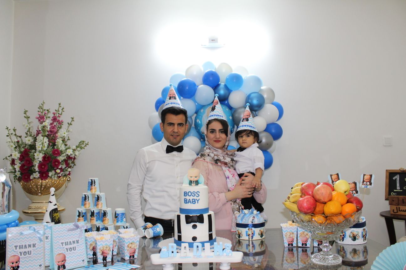 تولد یک سالگی کودک رادین و آیلین اسکندرزاده
