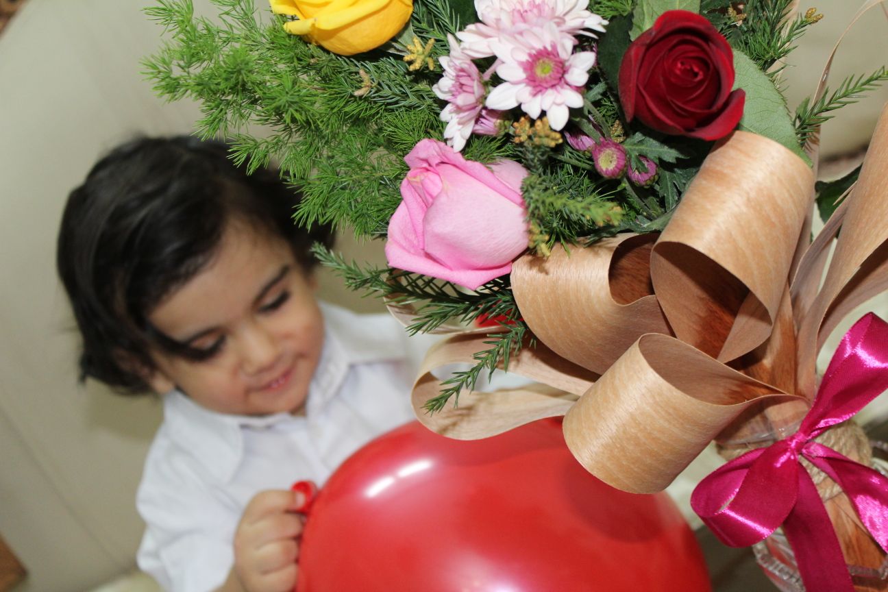 چهارده ماهگی_کودک رادین و آیلین اسکندرزاده