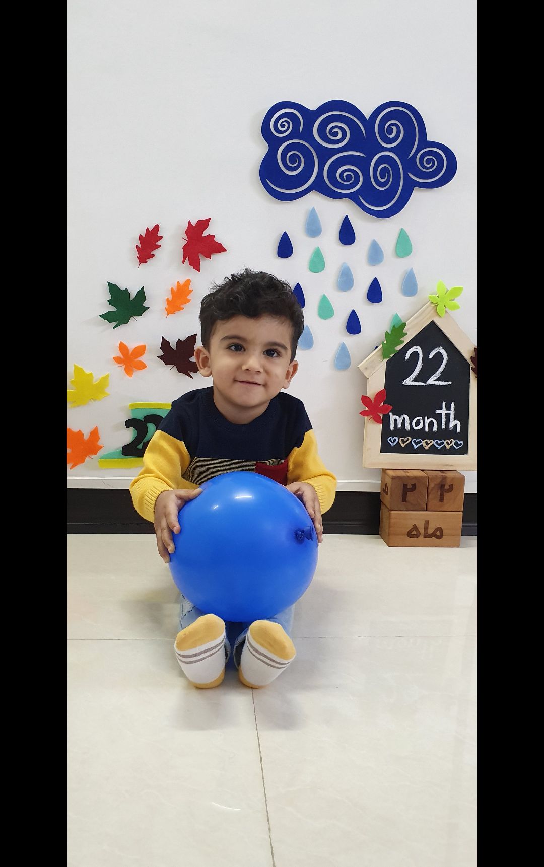 تم عکس پاییزی نوزاد رادین و آیلین اسکندرزاده