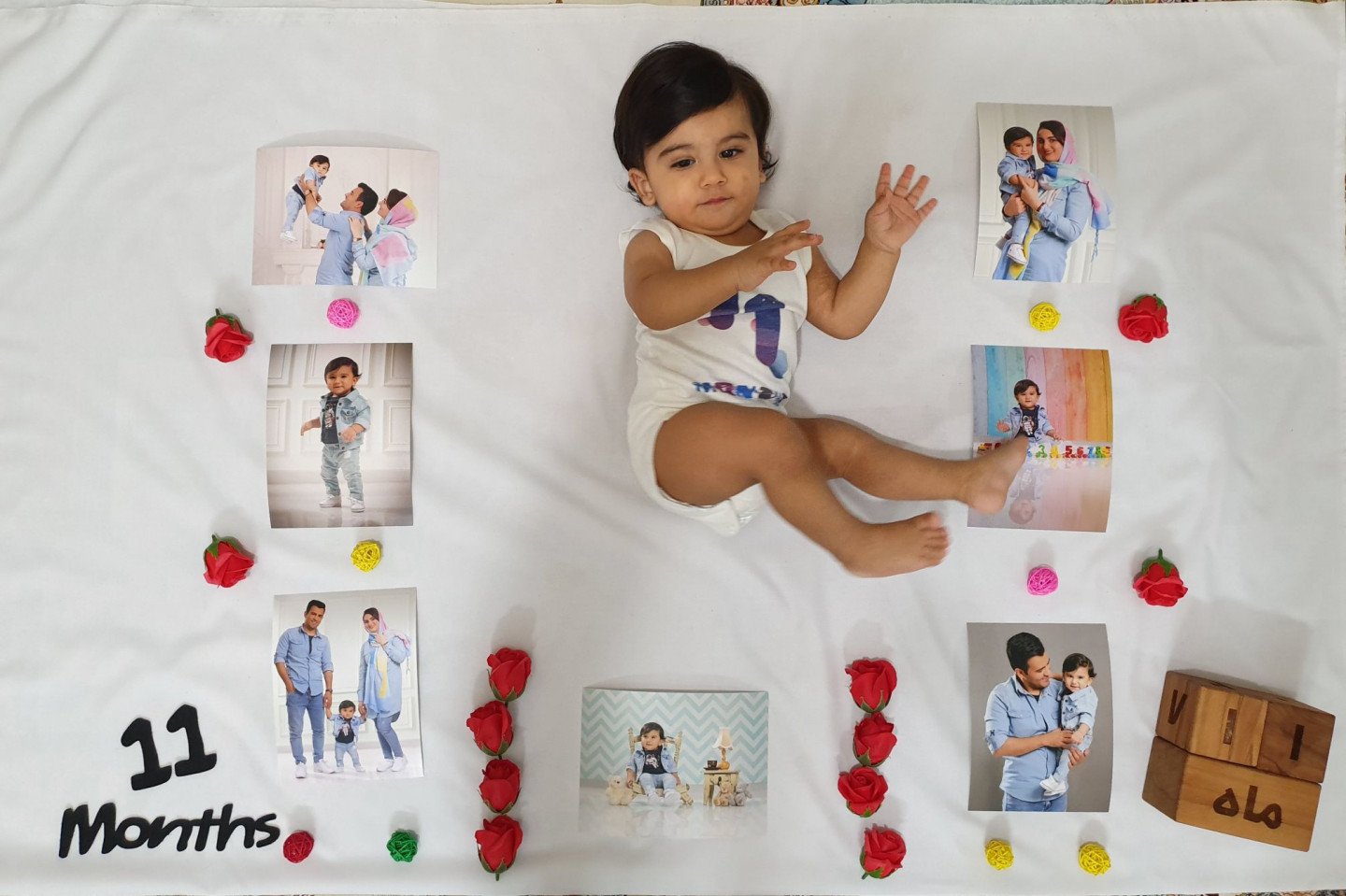 یازده ماهگی نوزاد رادین و آیلین اسکندرزاده