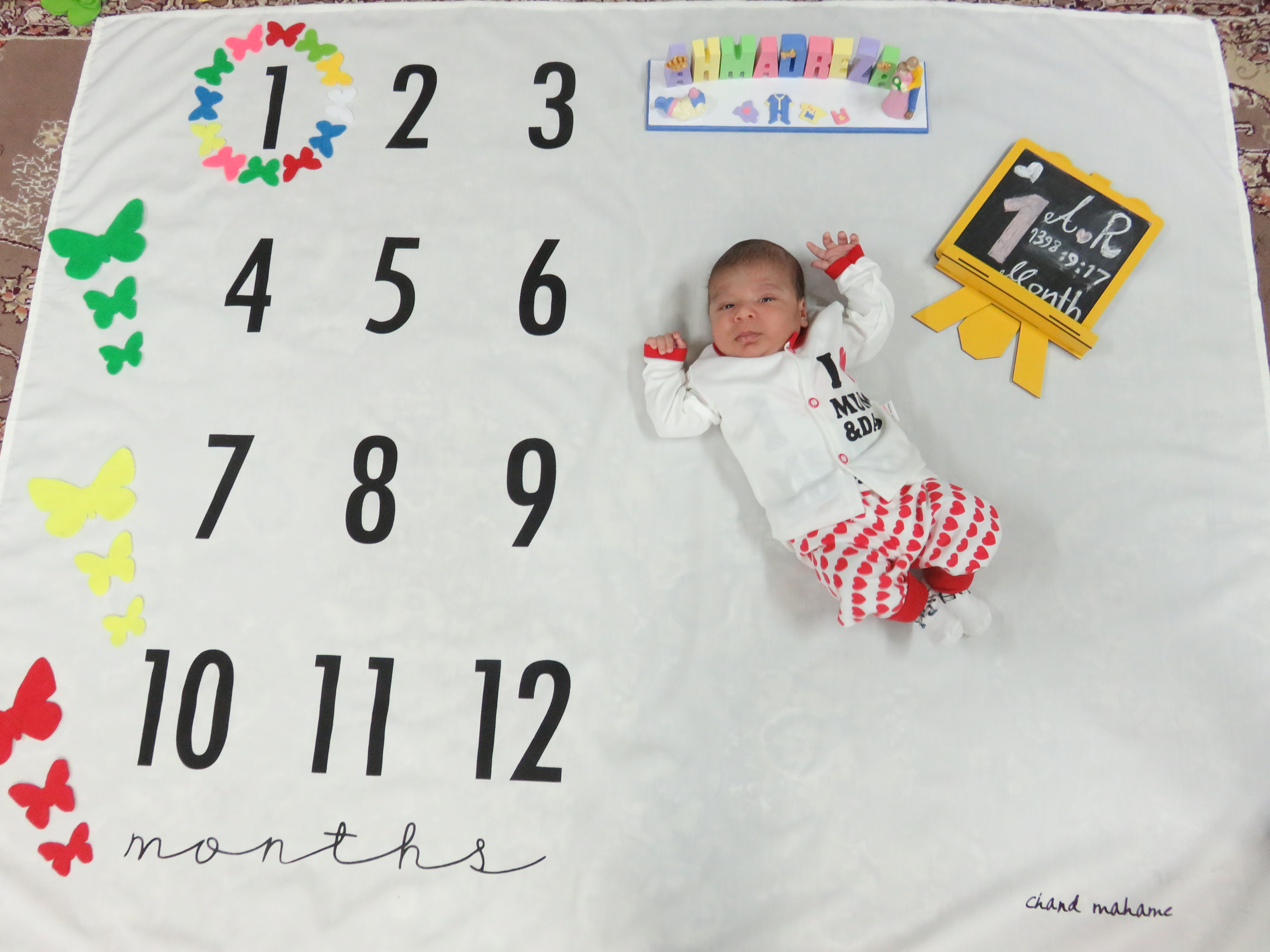 یک ماهگی نوزاد احمدرضابهزادیان فر