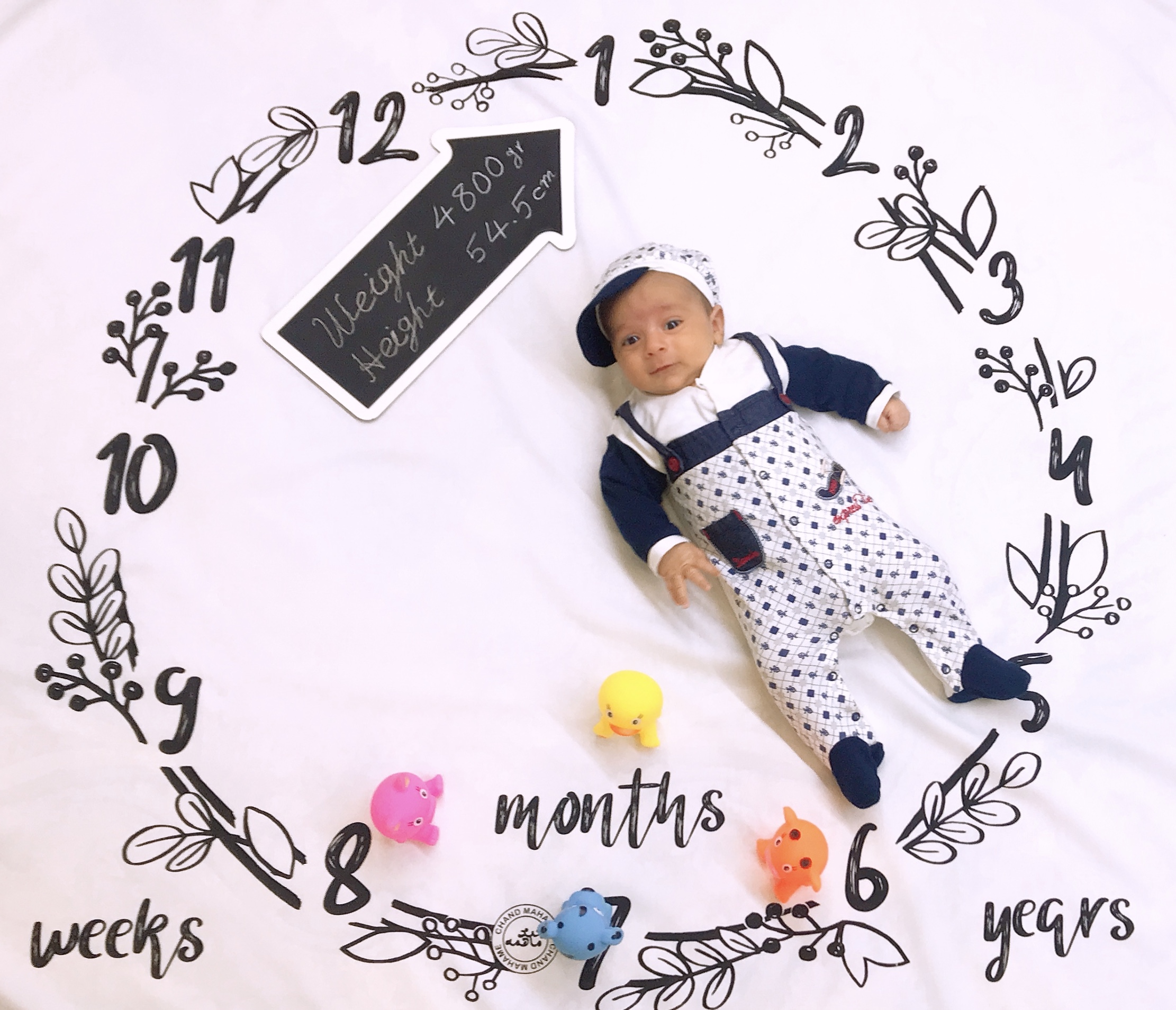 یک ماهگی نوزاد آراد سابيزا