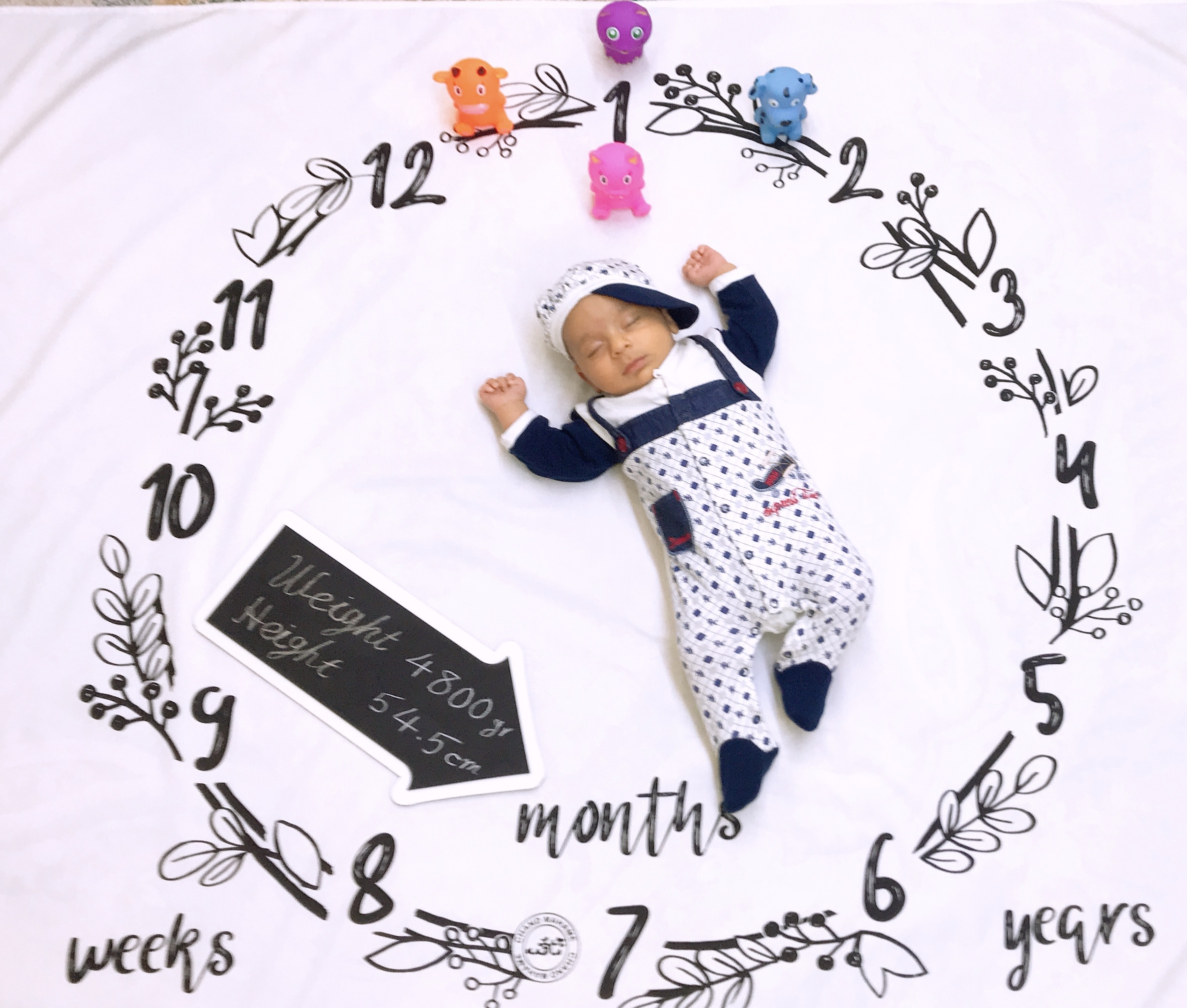 یک ماهگی نوزاد آراد سابيزا