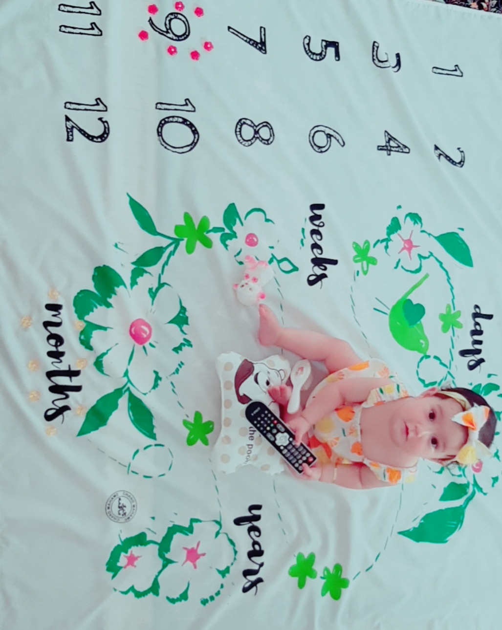 نه ماهگی نوزاد زهراجهاد