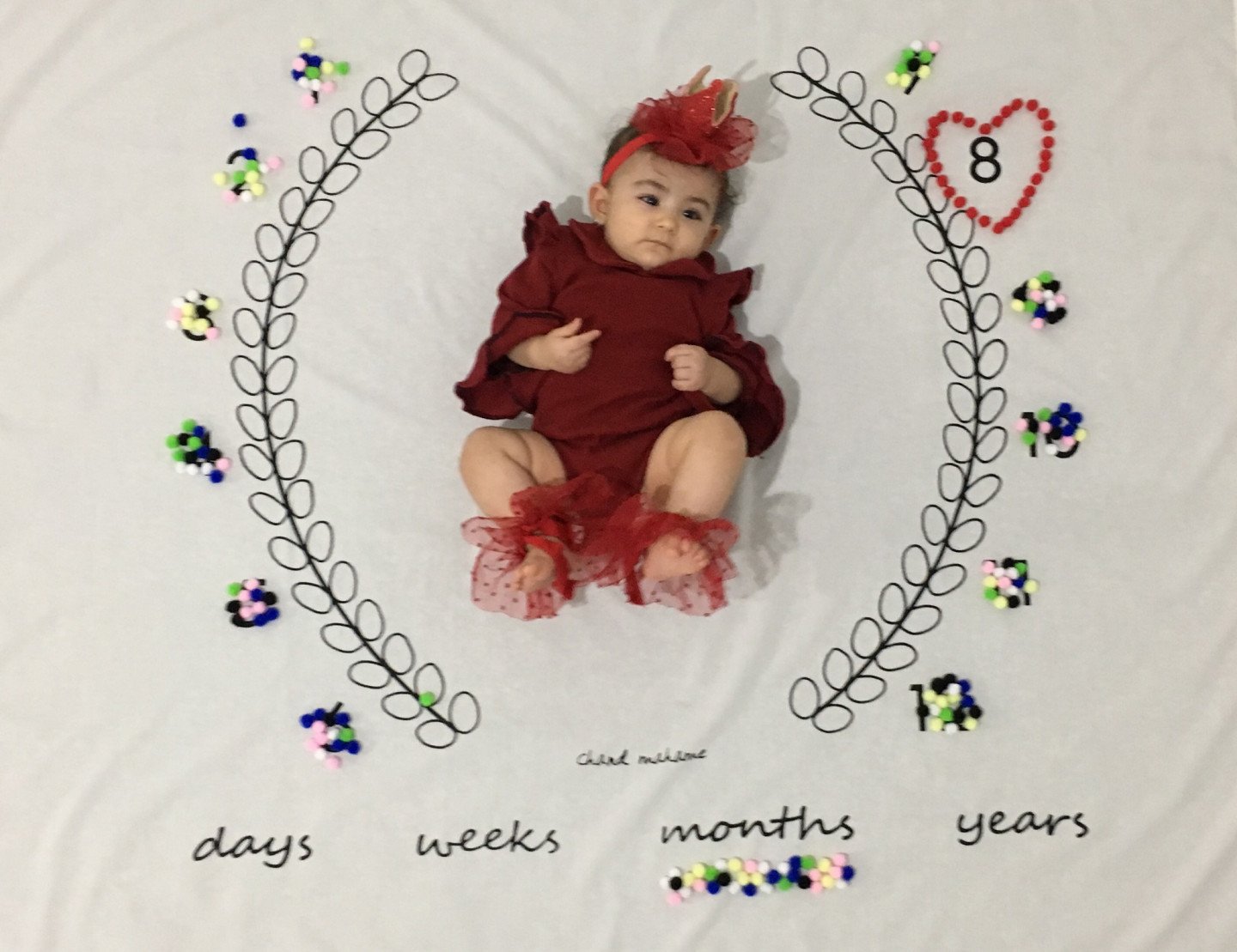 هشت ماهگی نوزاد همتا حسن بابایی