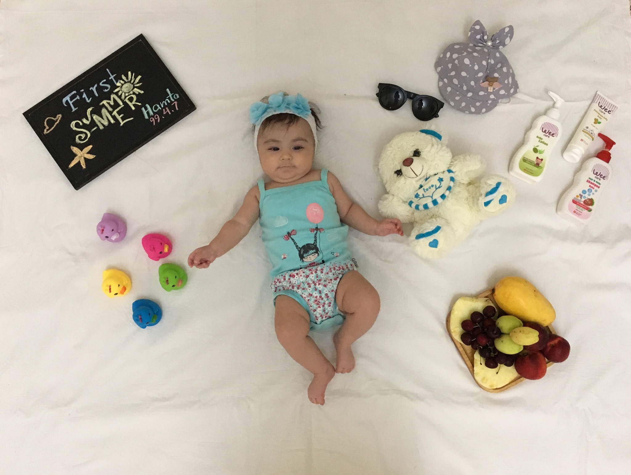 سه ماهگی نوزاد همتا حسن بابایی