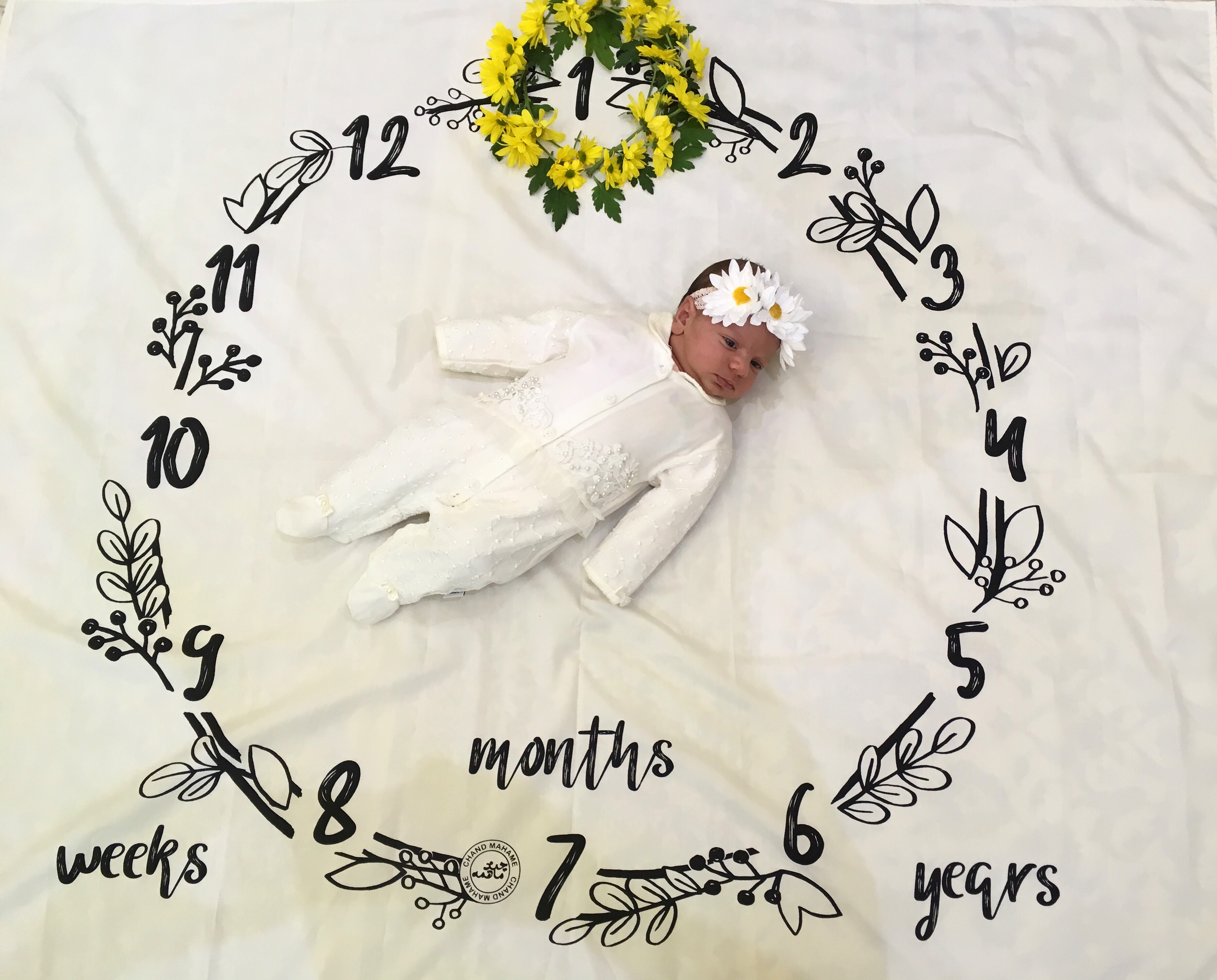 یک ماهگی نوزاد لئامرادی