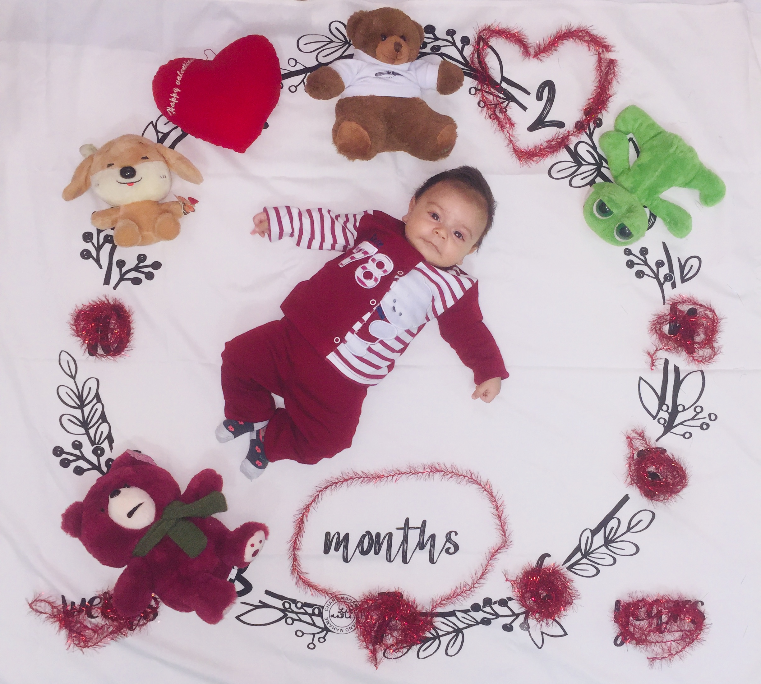 دو ماهگی نوزاد علی‌اصغر صابری