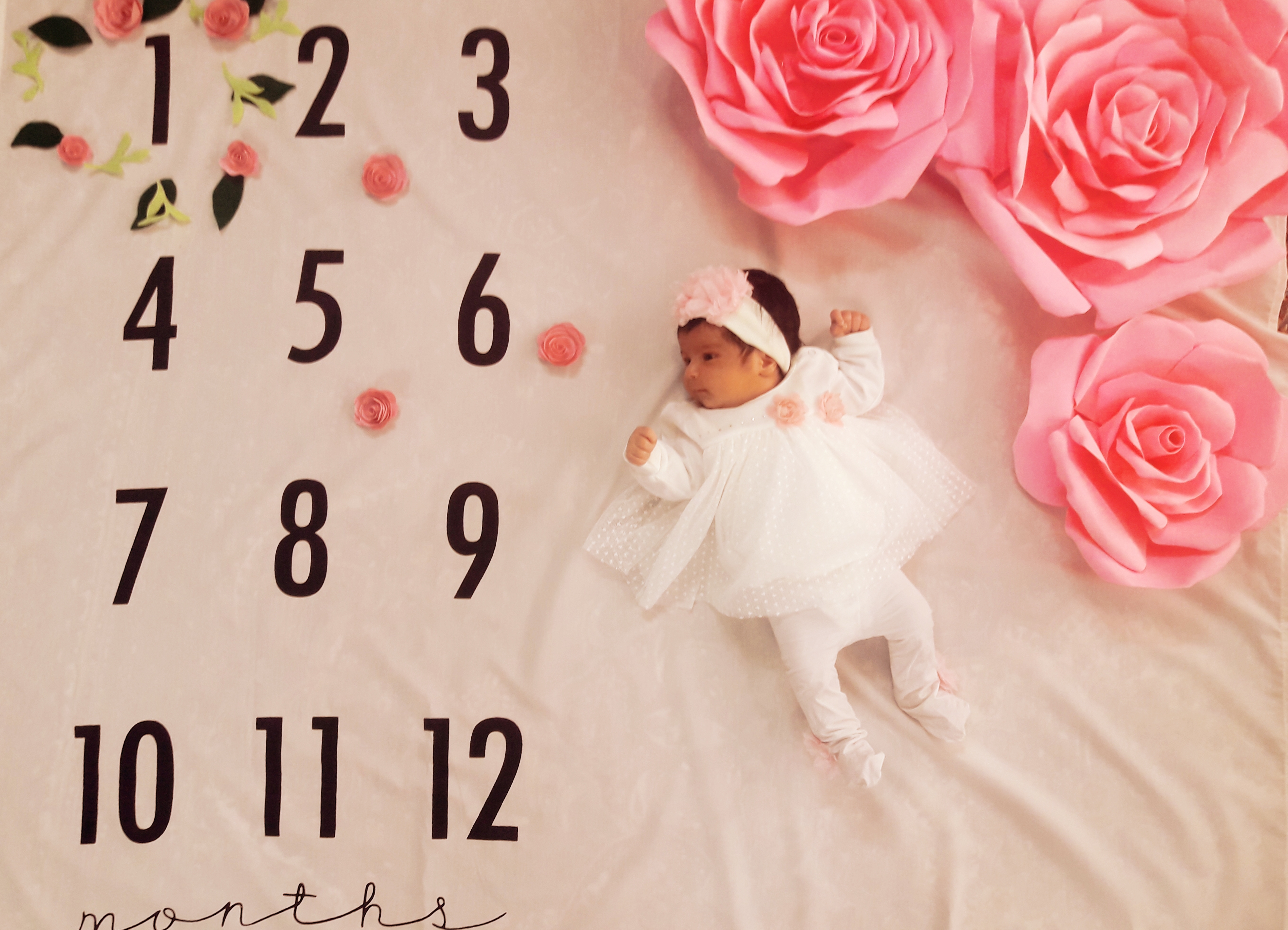 پارچه ماهگرد نوزاد طرح کلاسیک سلین