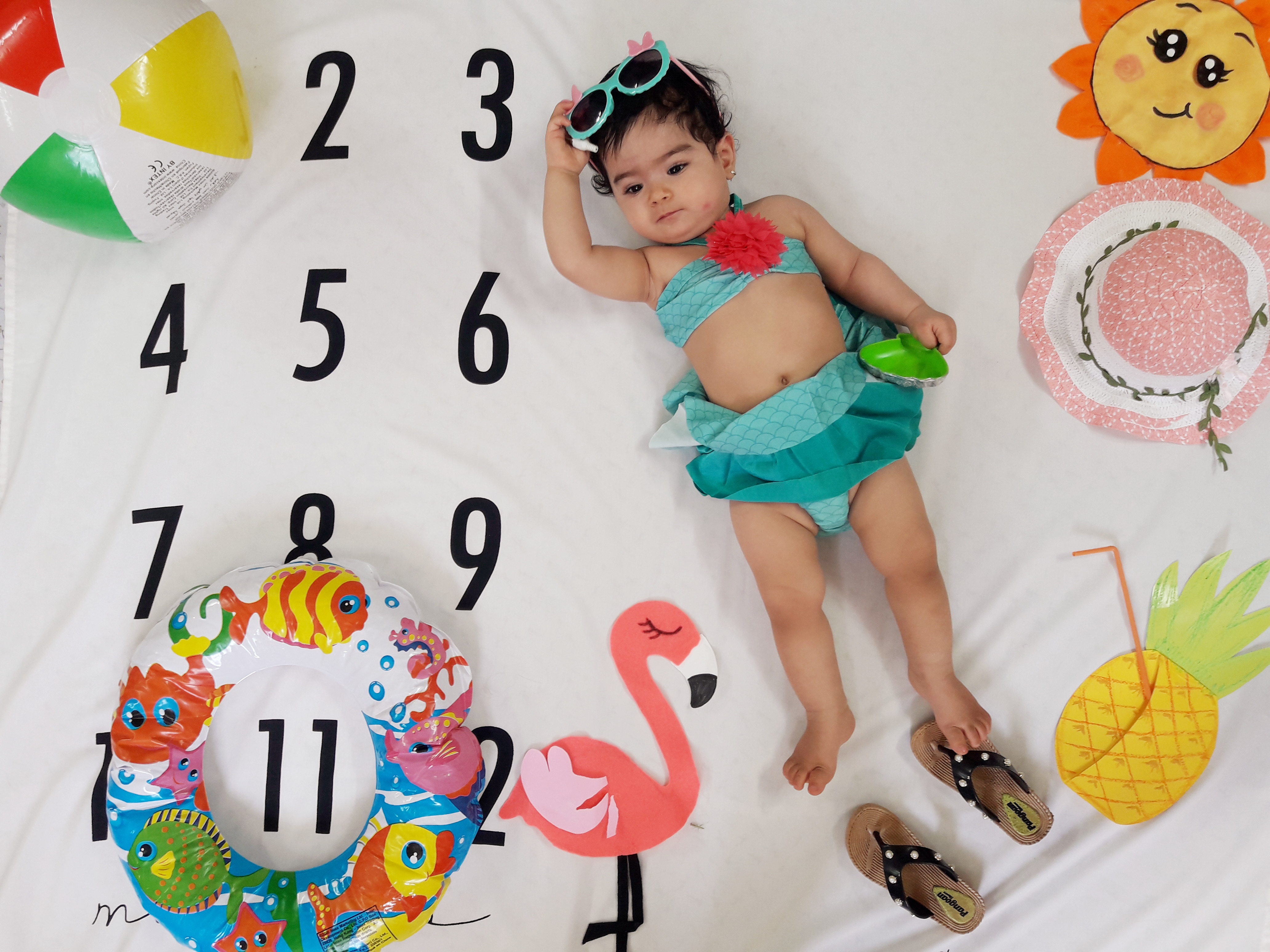 تم عکس تابستانی کودک سلین