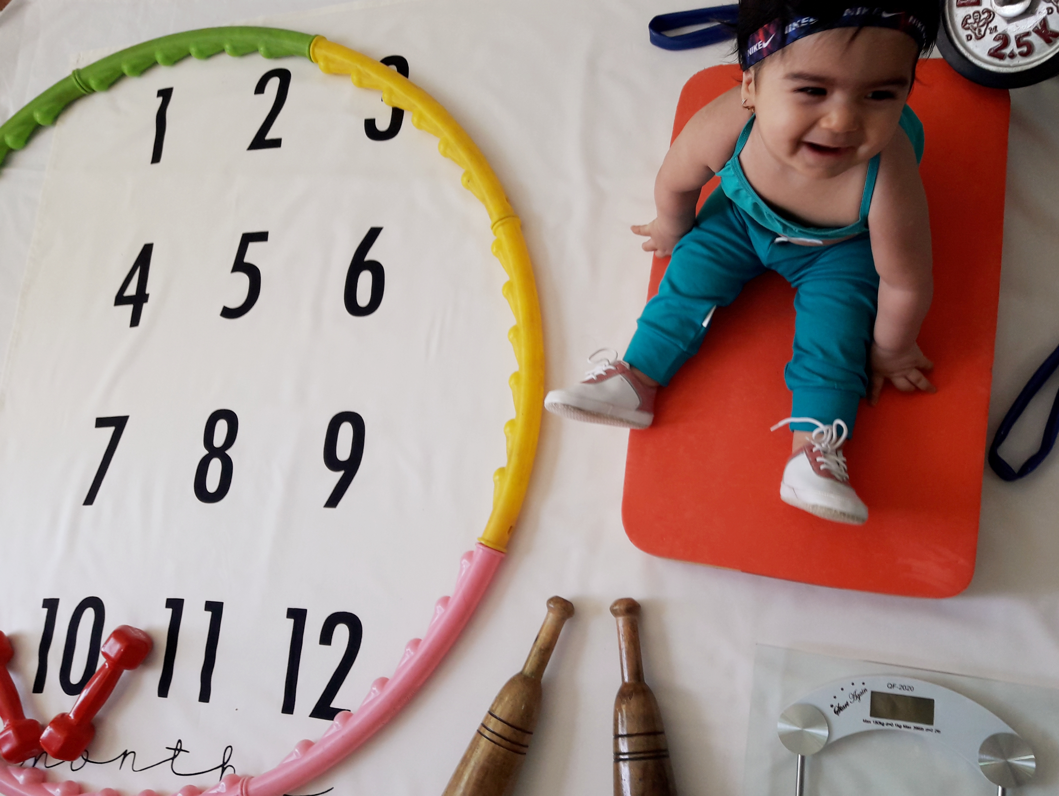 پارچه ماهگرد نوزاد طرح کلاسیک سلین