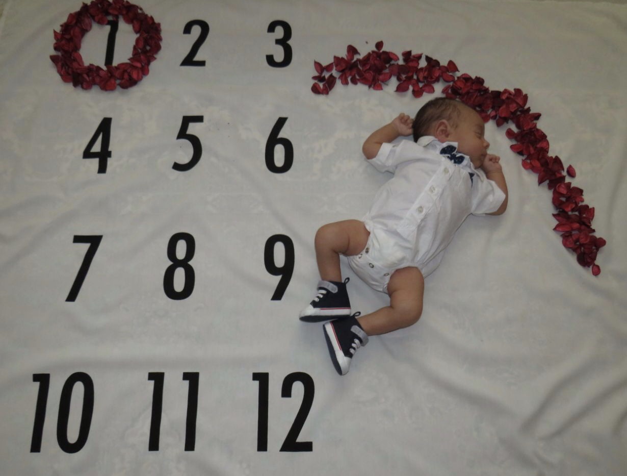 یک ماهگی نوزاد سيد مهراد نوروزي مهر