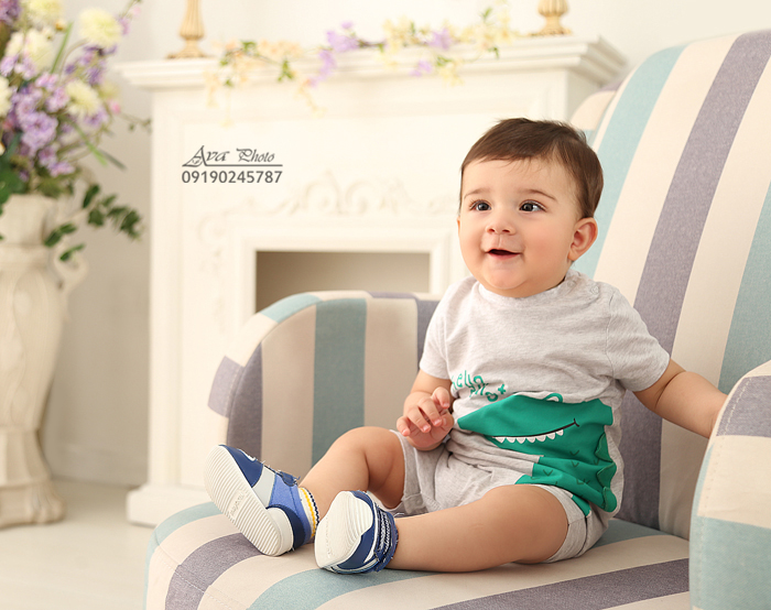 هشت ماهگی نوزاد سید آرش غفاری