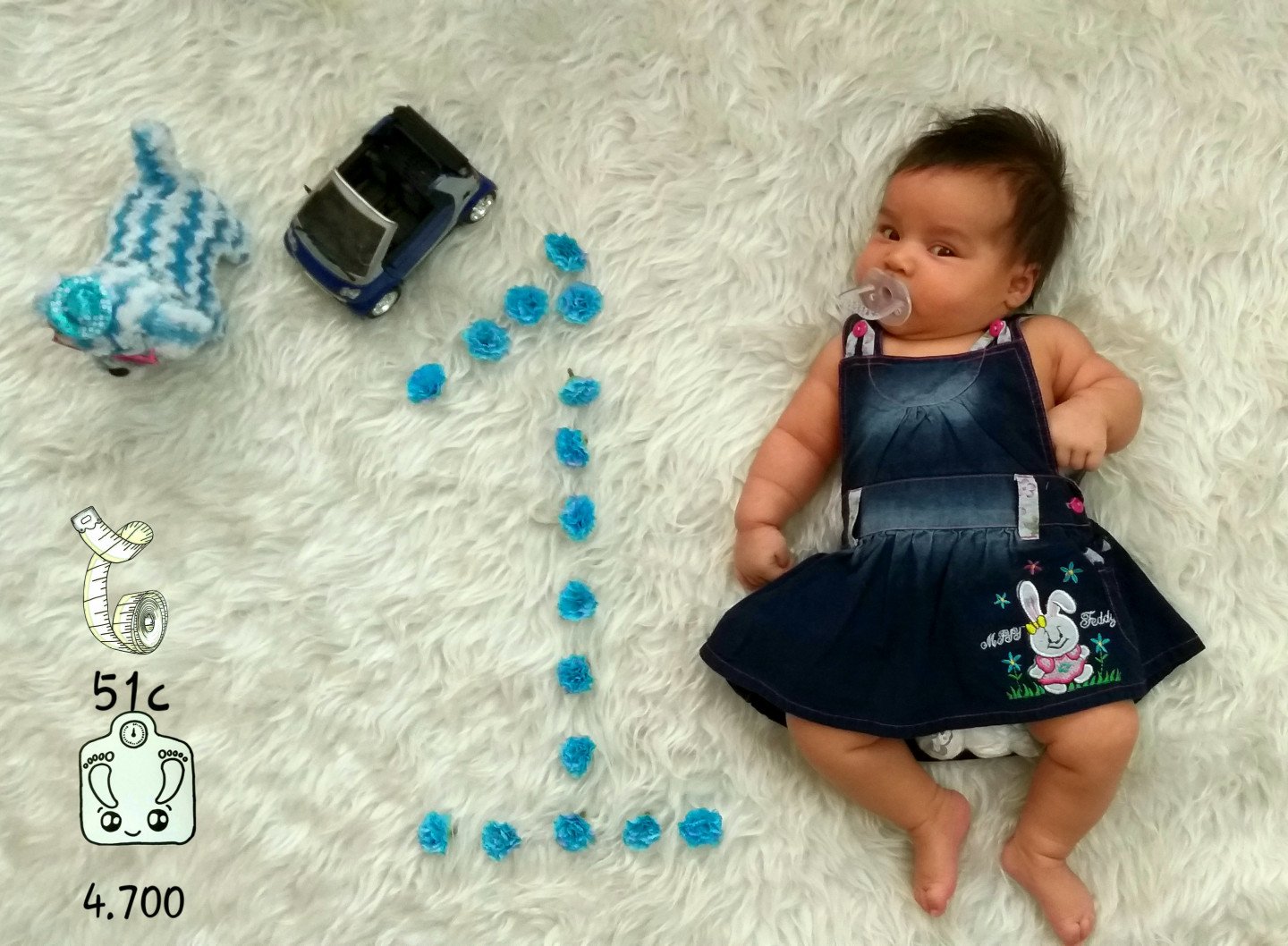 یک ماهگی نوزاد هلنا شاکری الماس