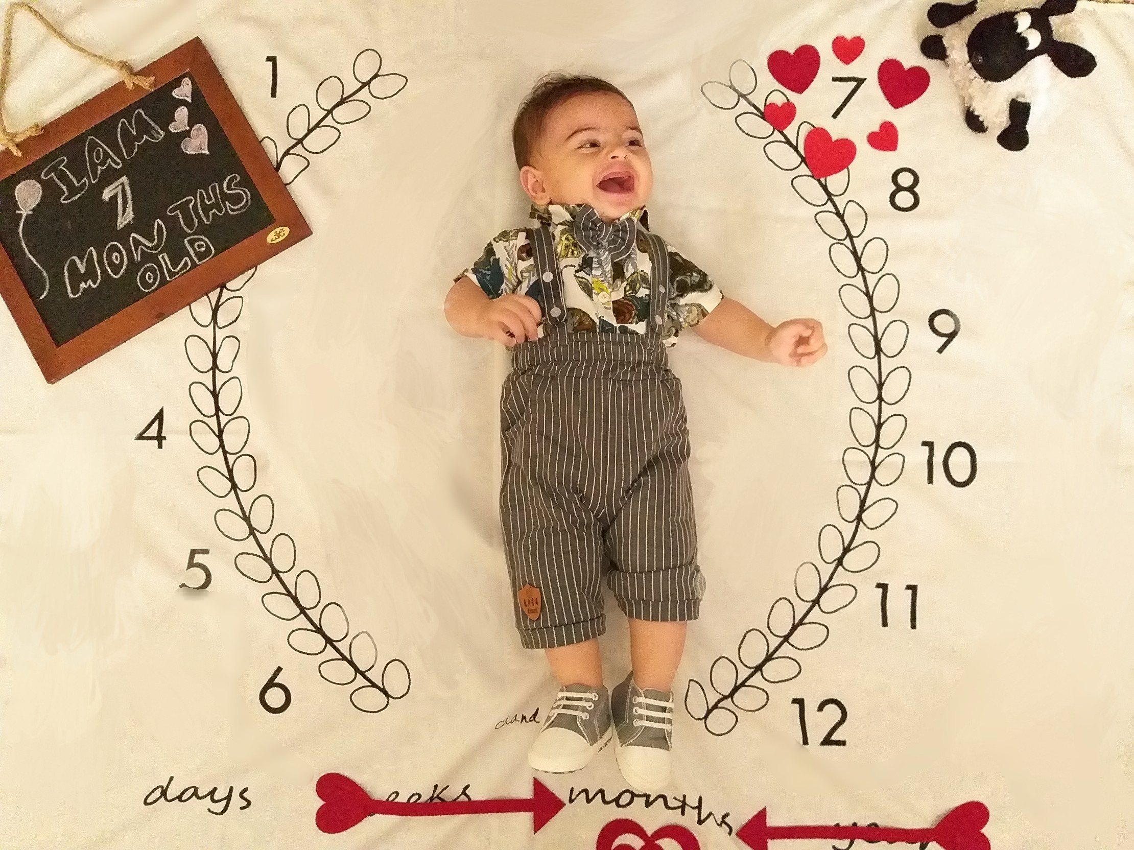 پارچه ماه شمار طرح شاخه زیتون سید مهراد حسینی