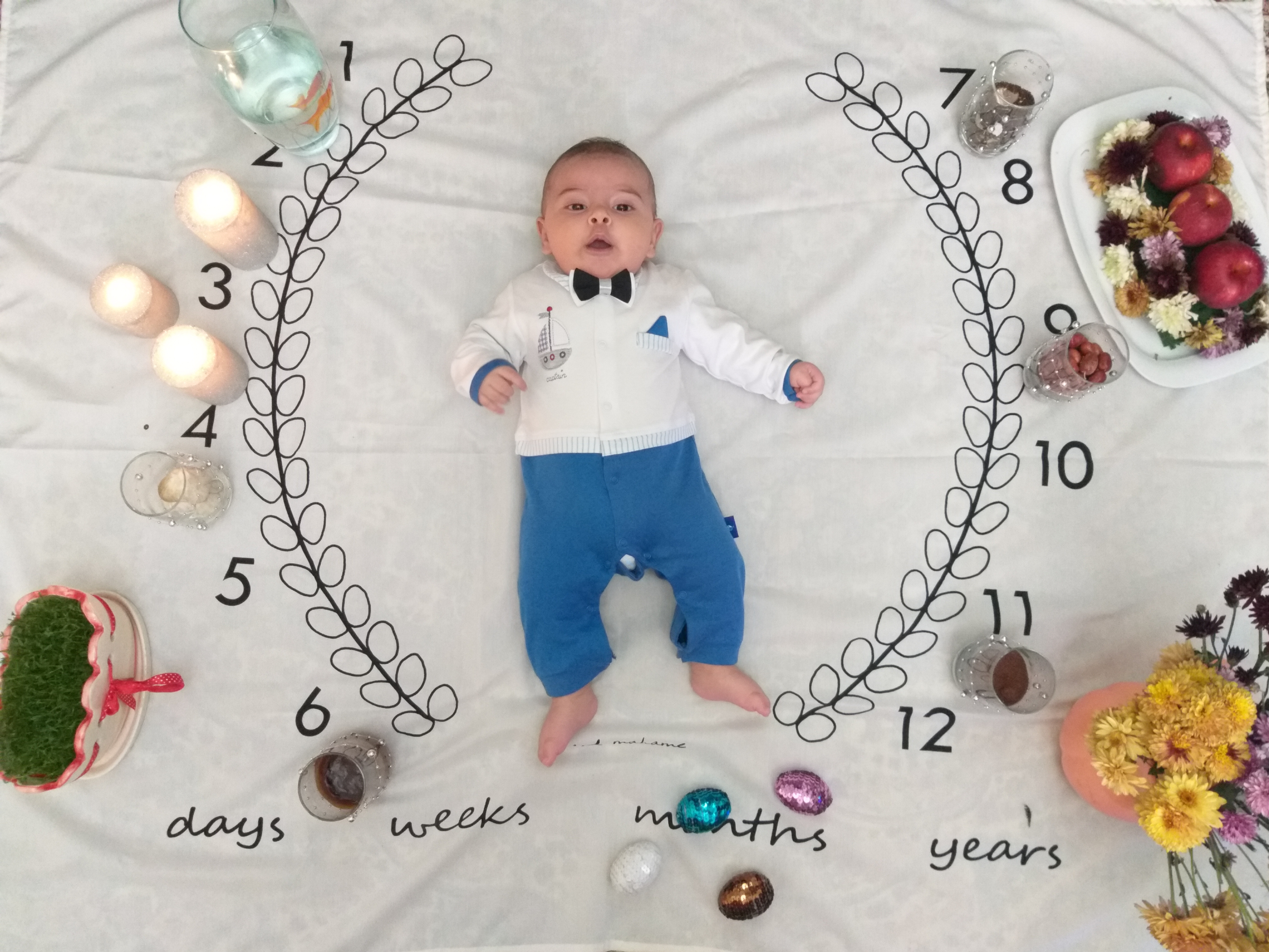 چهار ماهگی نوزاد سید مهراد حسینی