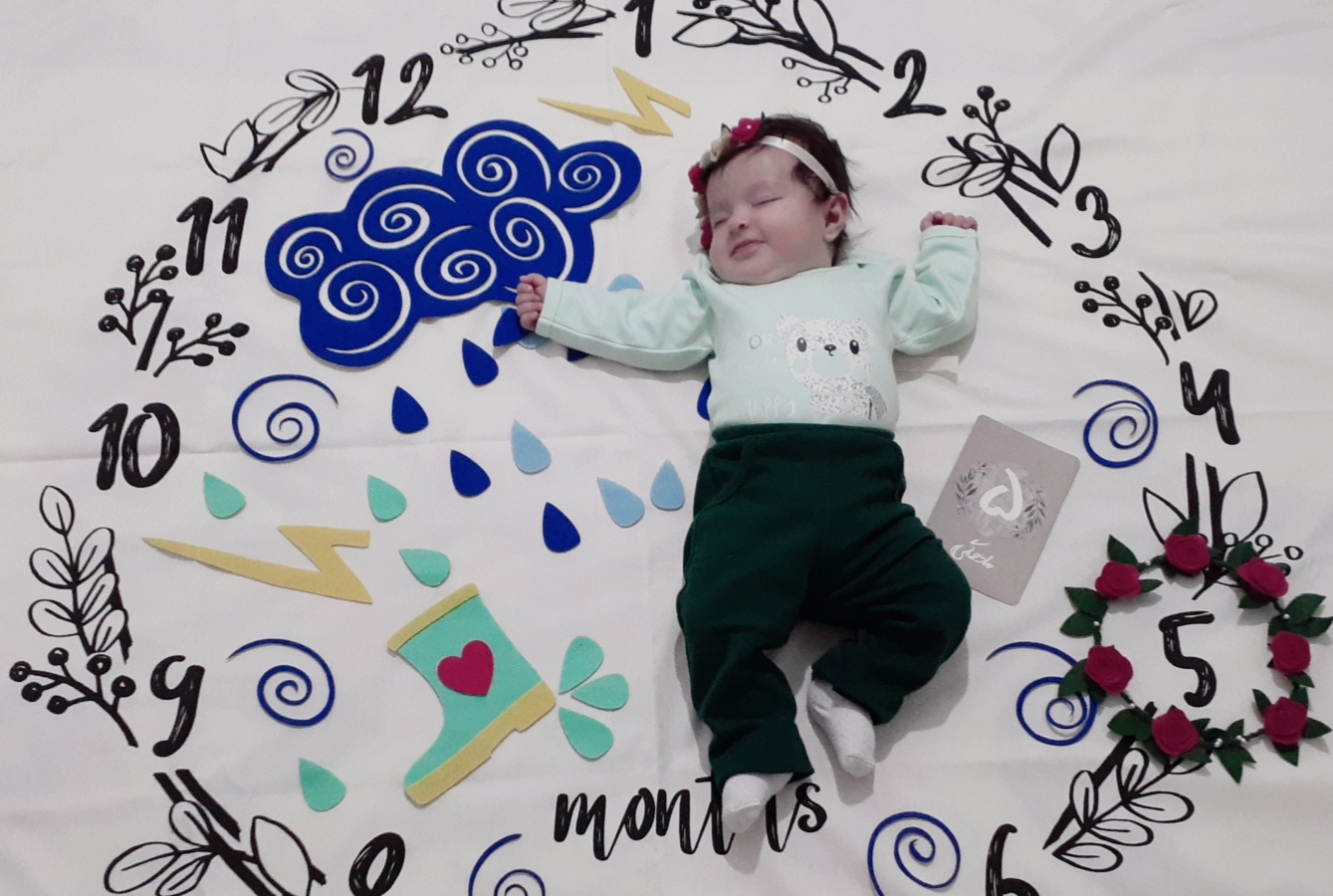 پارچه ماهگرد طرح حلقه تمشک آدرینا قلی پور