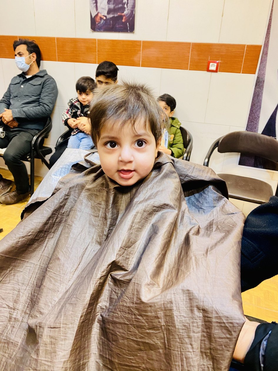 نه ماهگی نوزاد حميرا لالزاده براهويي