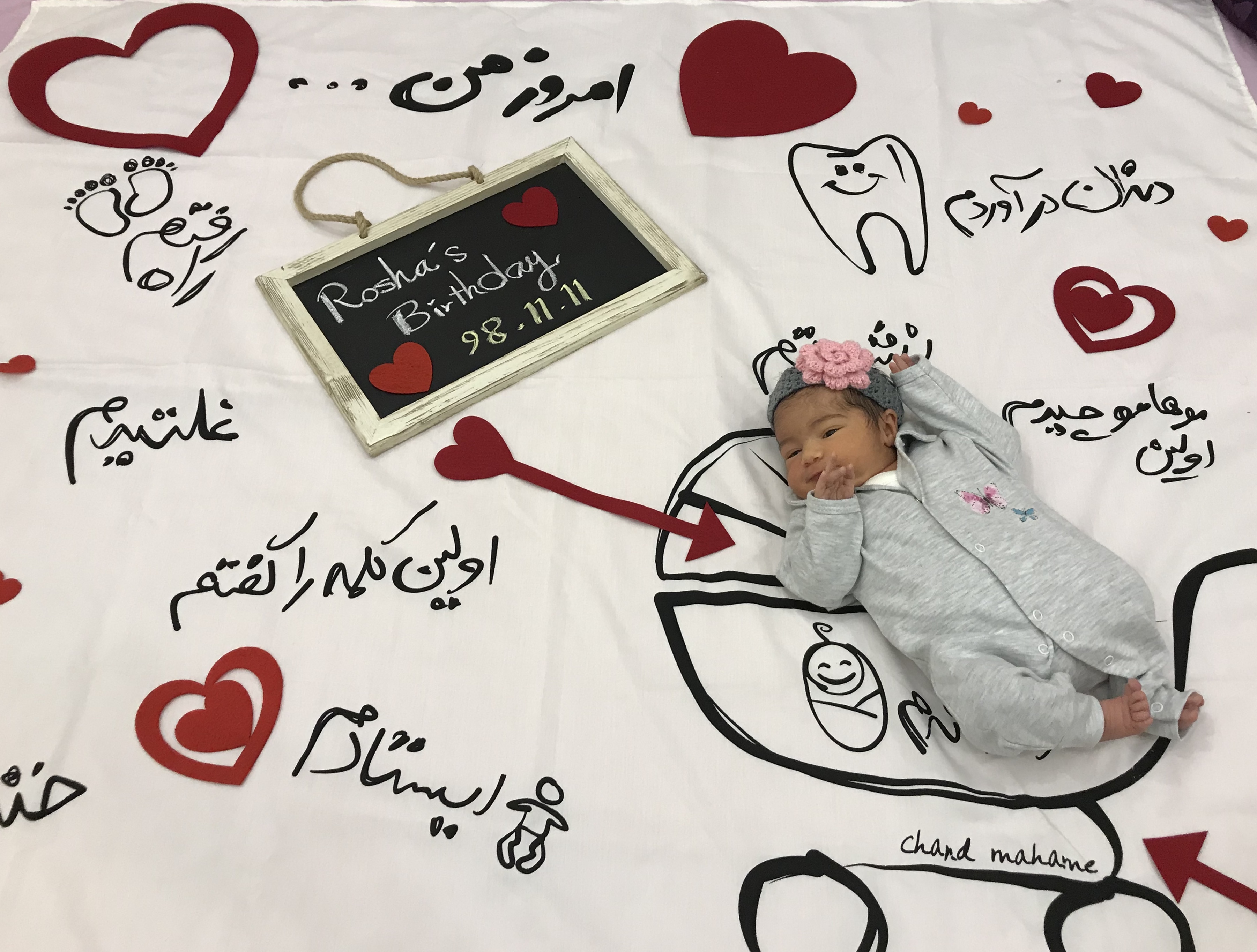 متولد شدن نوزاد روشا ملاجعفر