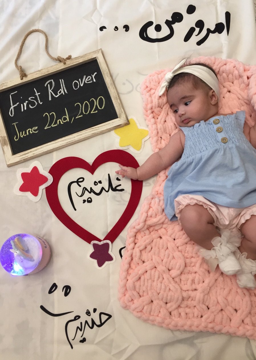 پنج ماهگی نوزاد روشا ملاجعفر