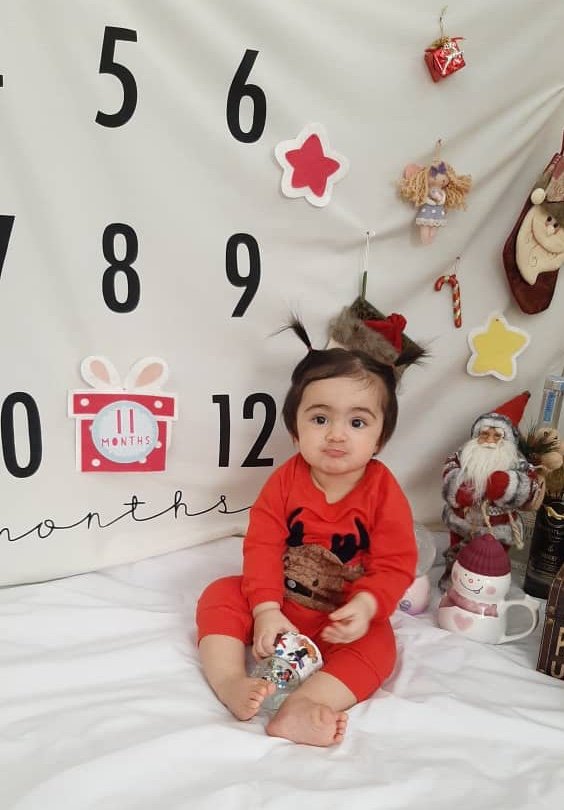 یازده ماهگی نوزاد روشا ملاجعفر