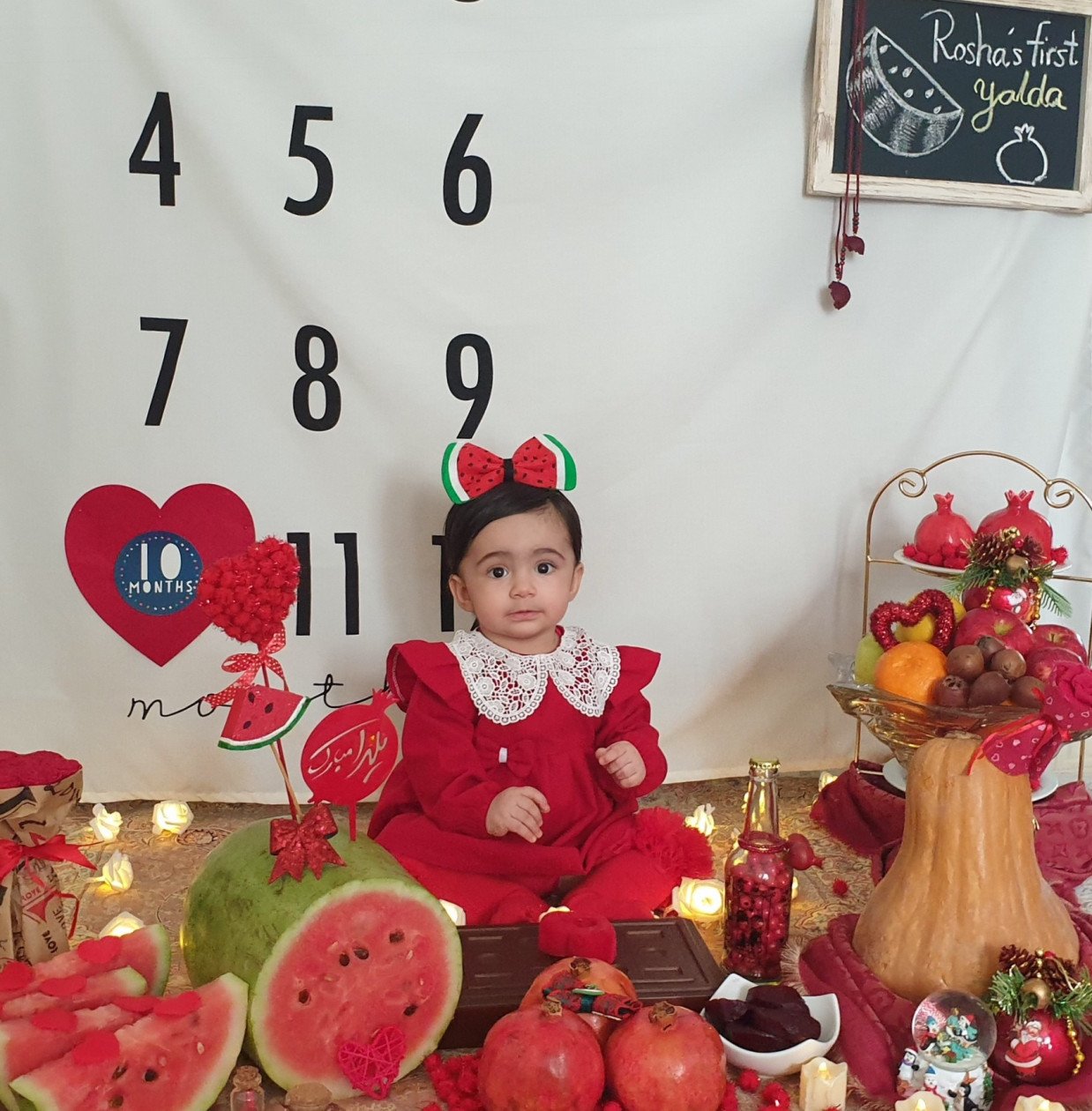 ده ماهگی من روشا ملاجعفر