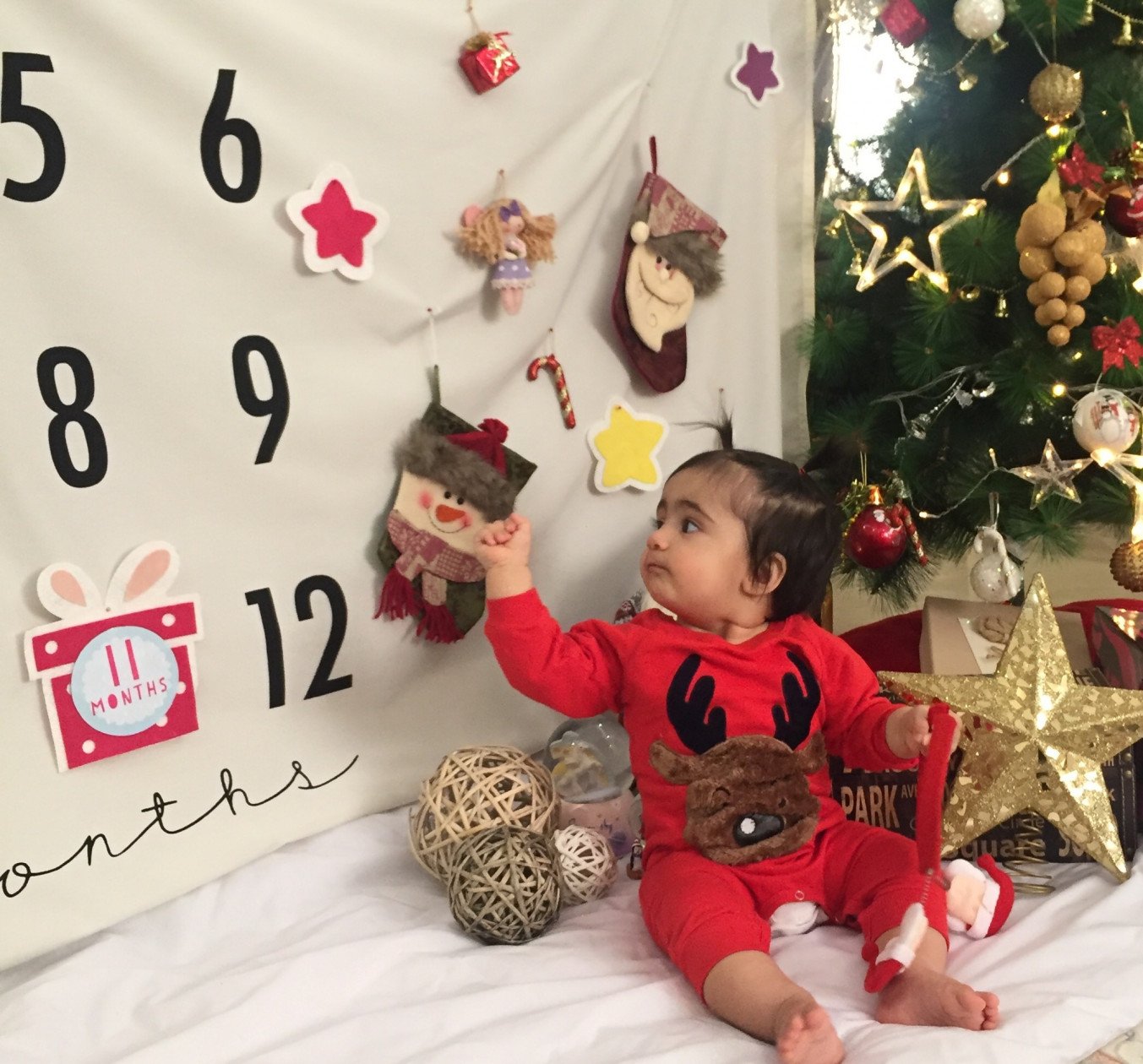 یازده ماهگی نوزاد روشا ملاجعفر