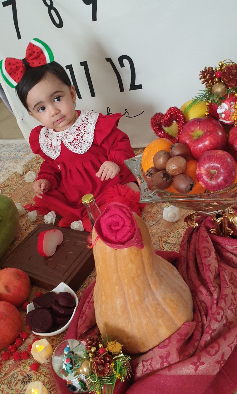 ده ماهگی نوزاد روشا ملاجعفر